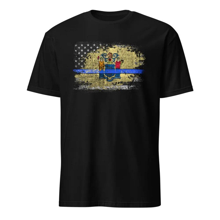 New Jersey Thin Blue Line Flag product image (1)