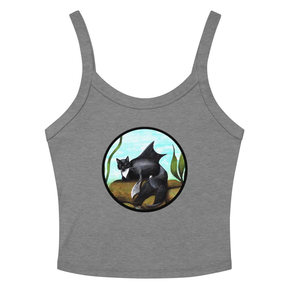Mermeow Tuxedo Crop Tank product image (2)