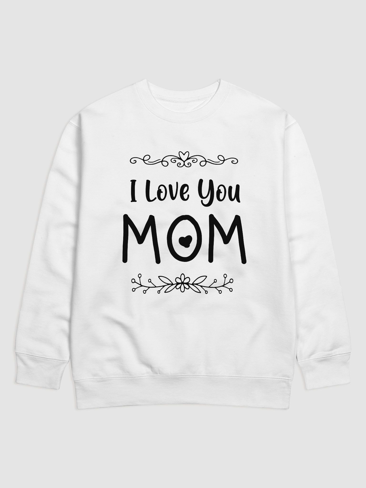 I Love You Mom Cotton Heritage Sweatshirt product image (10)