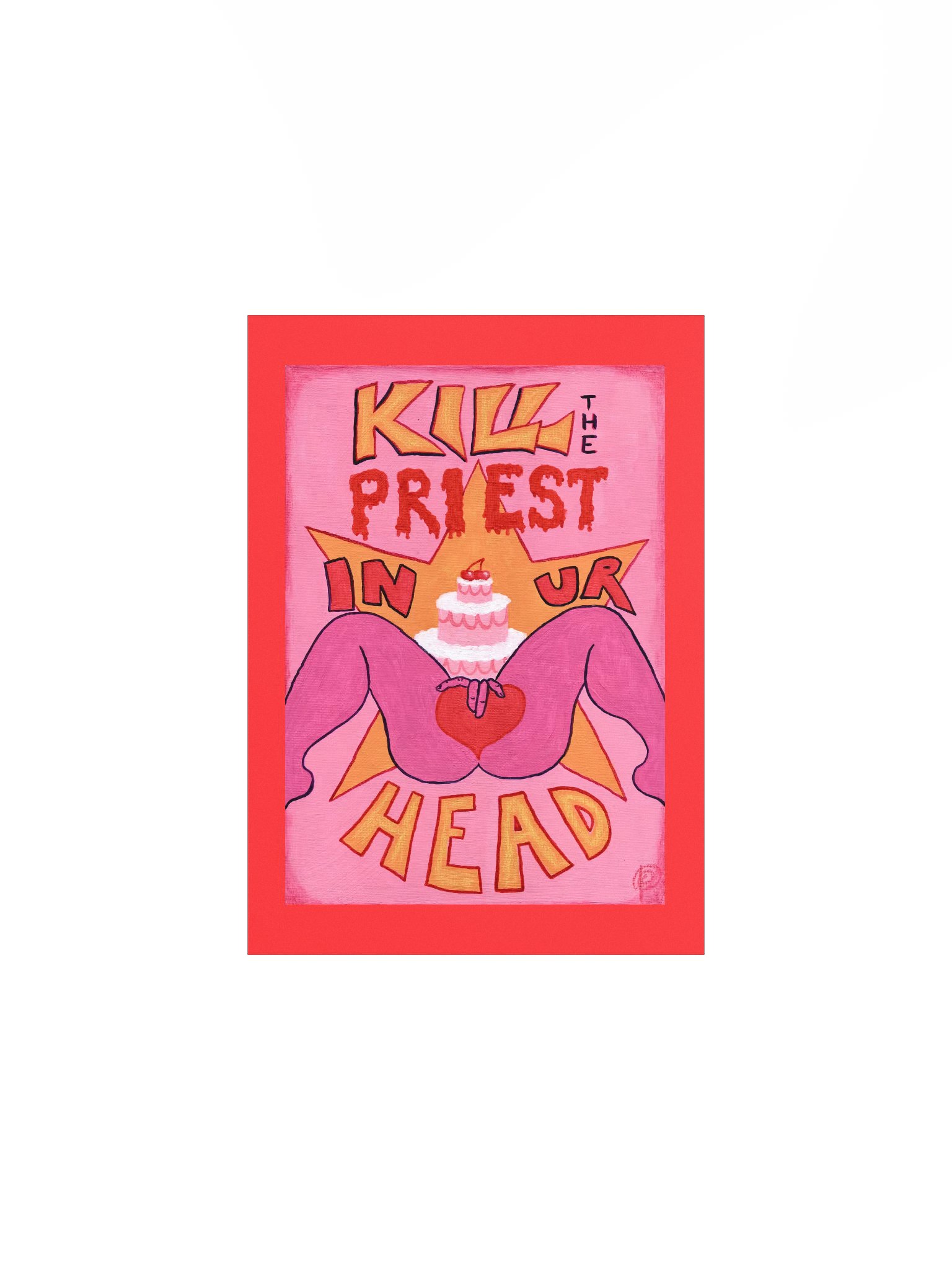 kill the priest in your head matte poster print product image (2)