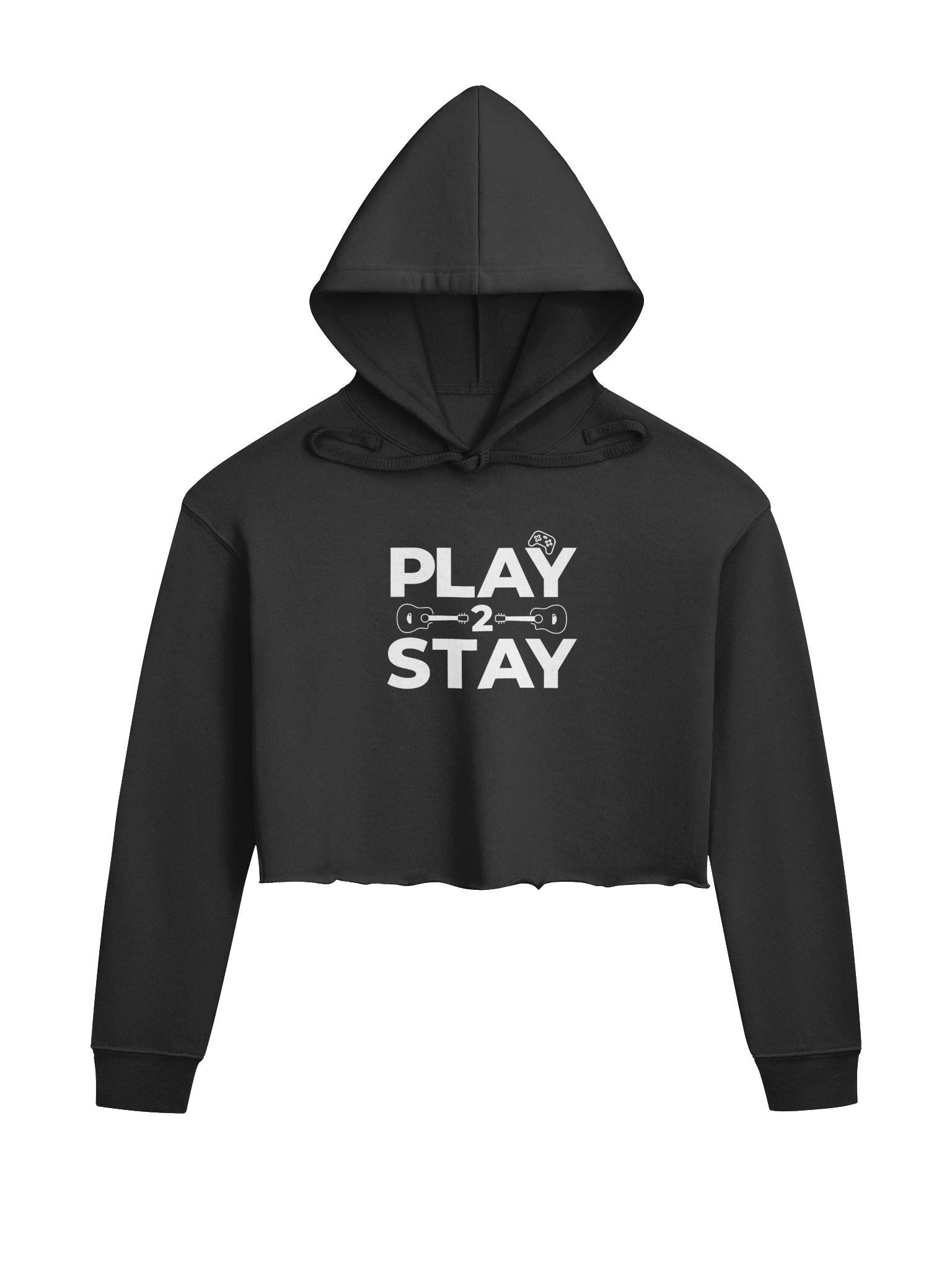 Play 2 Stay Cropped Hoodie product image (1)