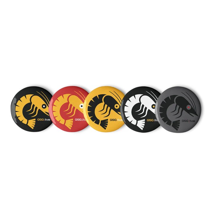 GSG Custom Button Set 5x product image (1)