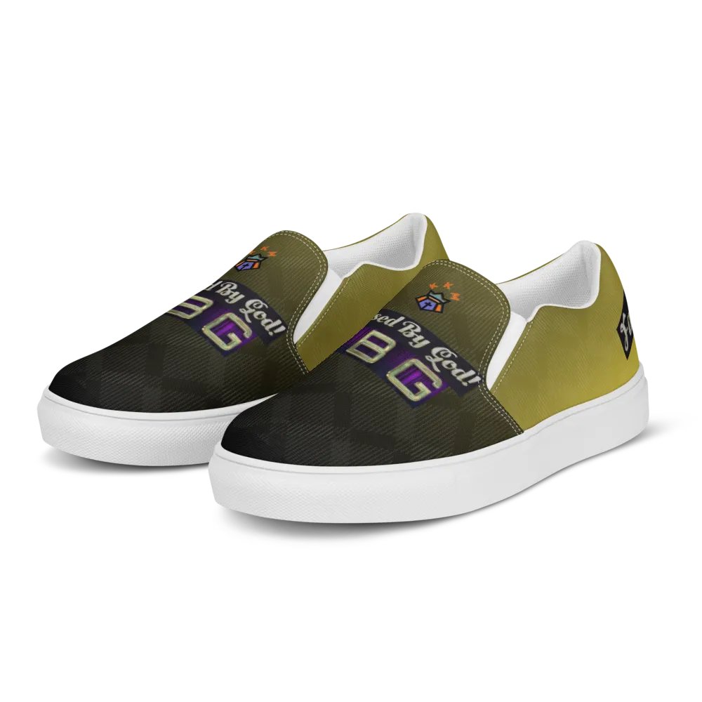 BBG Goldish Gradient Men's Slip Ons product image (3)