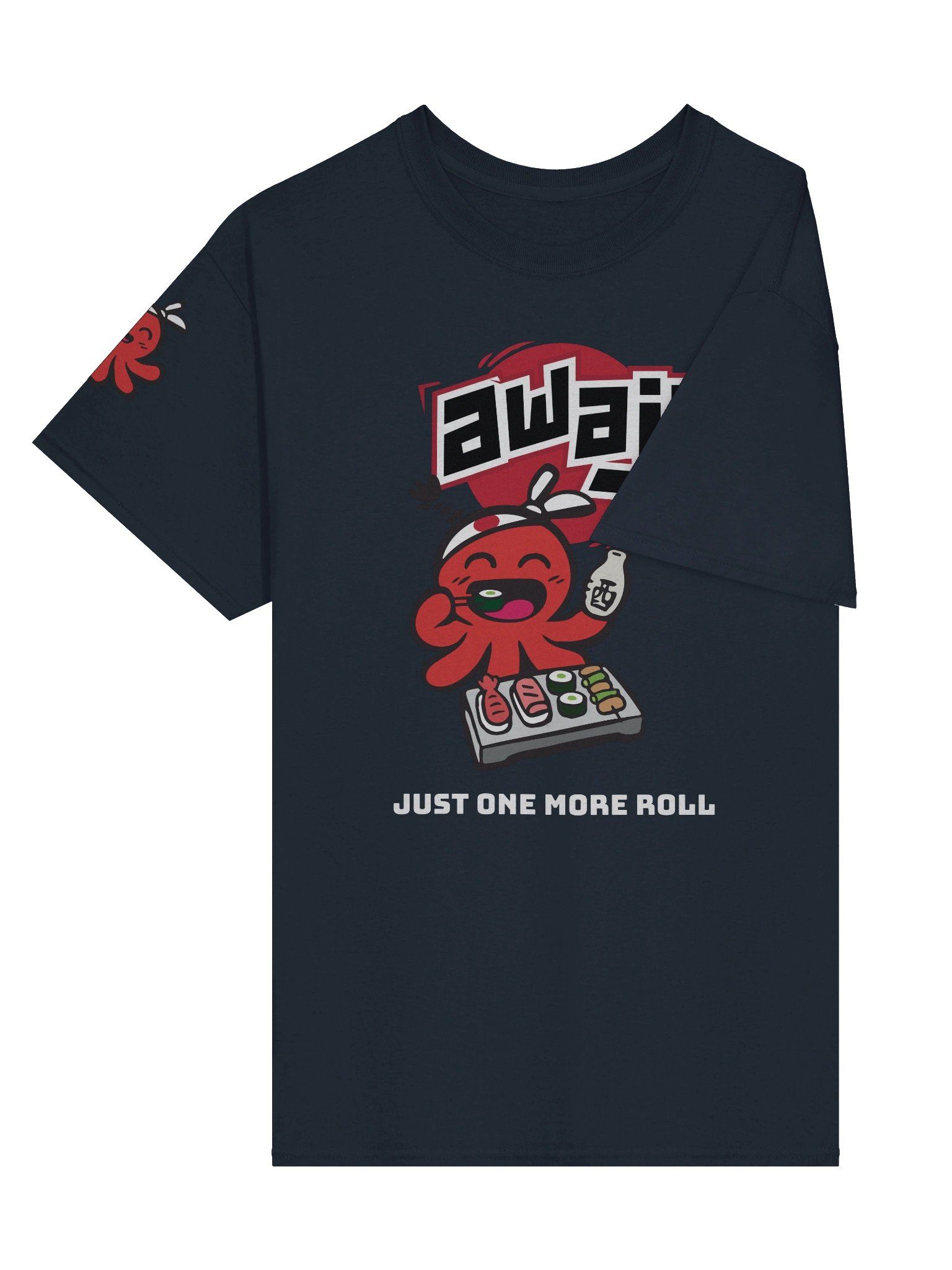 Awaji Just One More Roll Tee Navy product image (3)