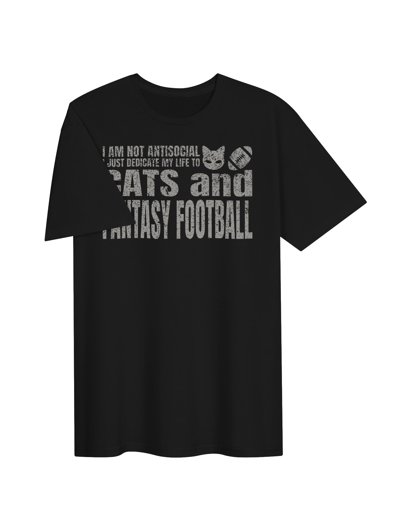 Fantasy Football Cat 1 - Unisex Adult Super Soft Lightweight T-shirt product image (2)