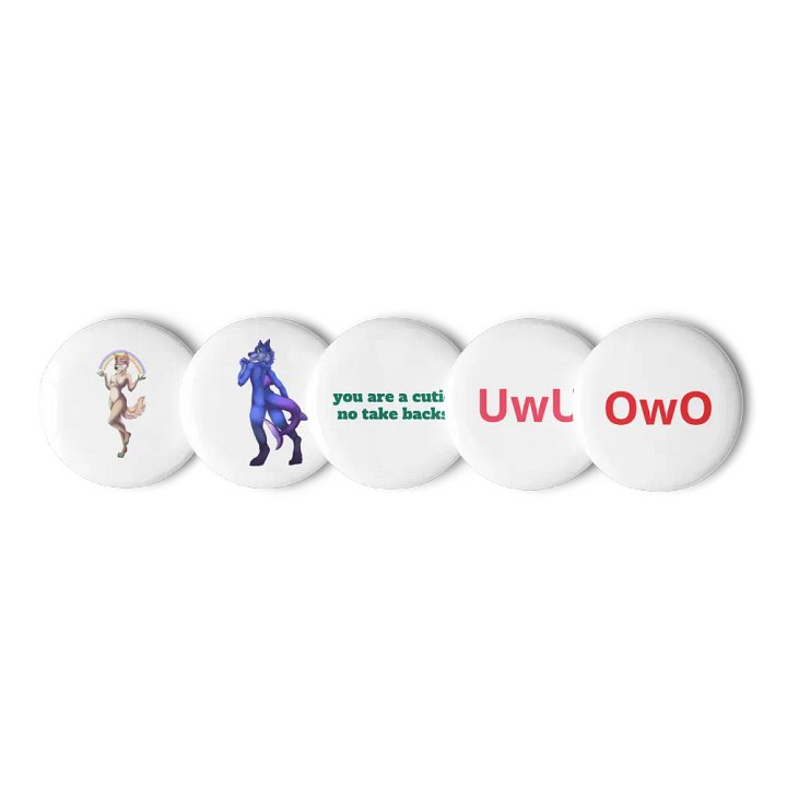 jaws sona pins and furry saying product image (3)