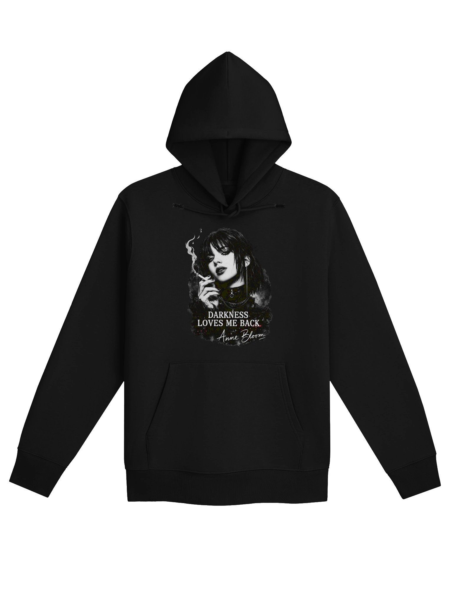 Unisex Essential Organic Hoodie - Darkness Loves Me Back product image (1)