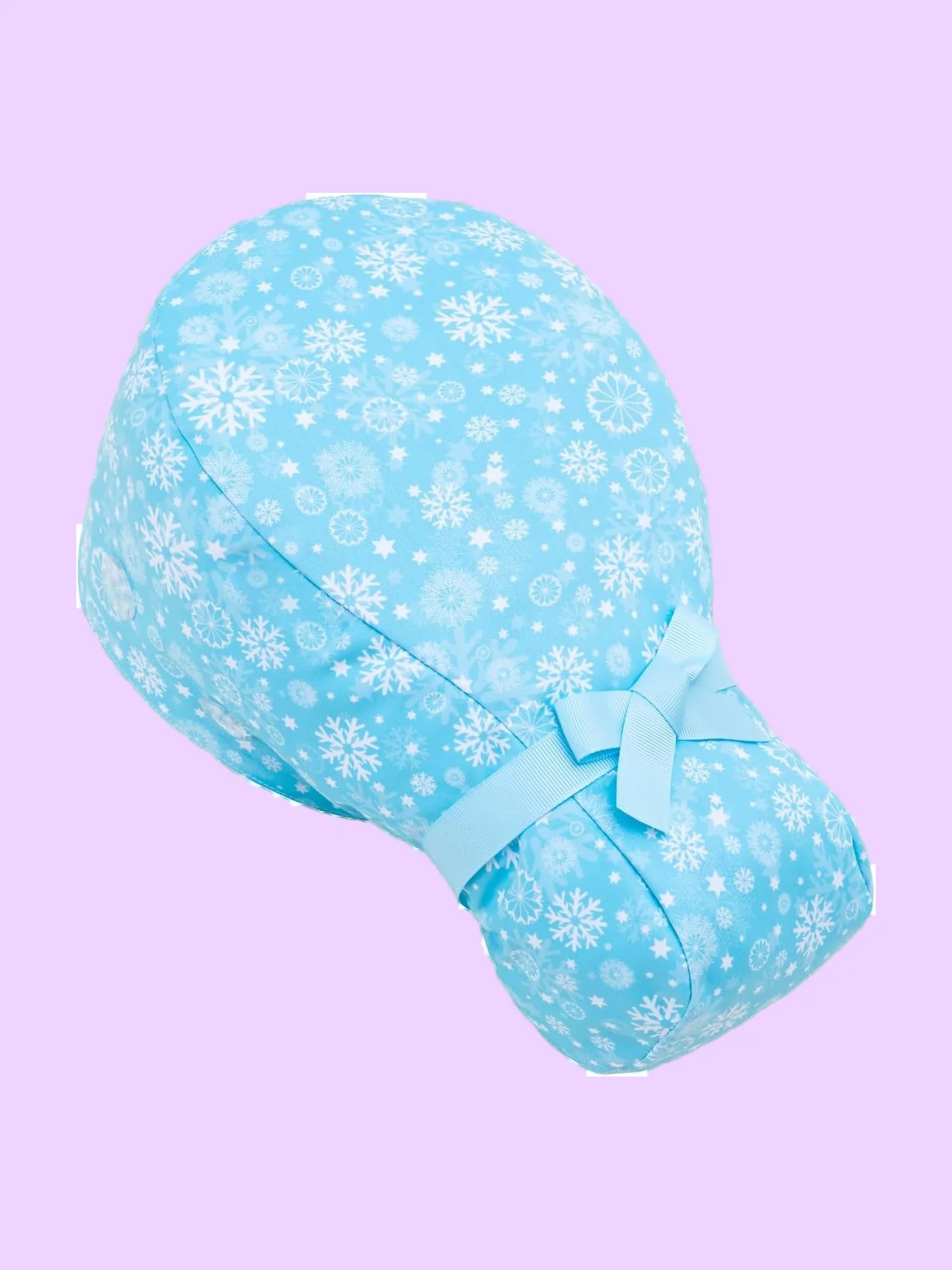 Satin-Lined Scrub Cap with Ponytail Pouch and Mask Buttons product image (6)