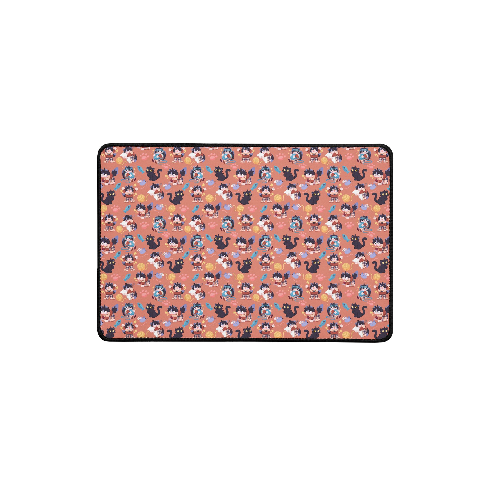 Whimsical Cat Desk Mat product image (1)