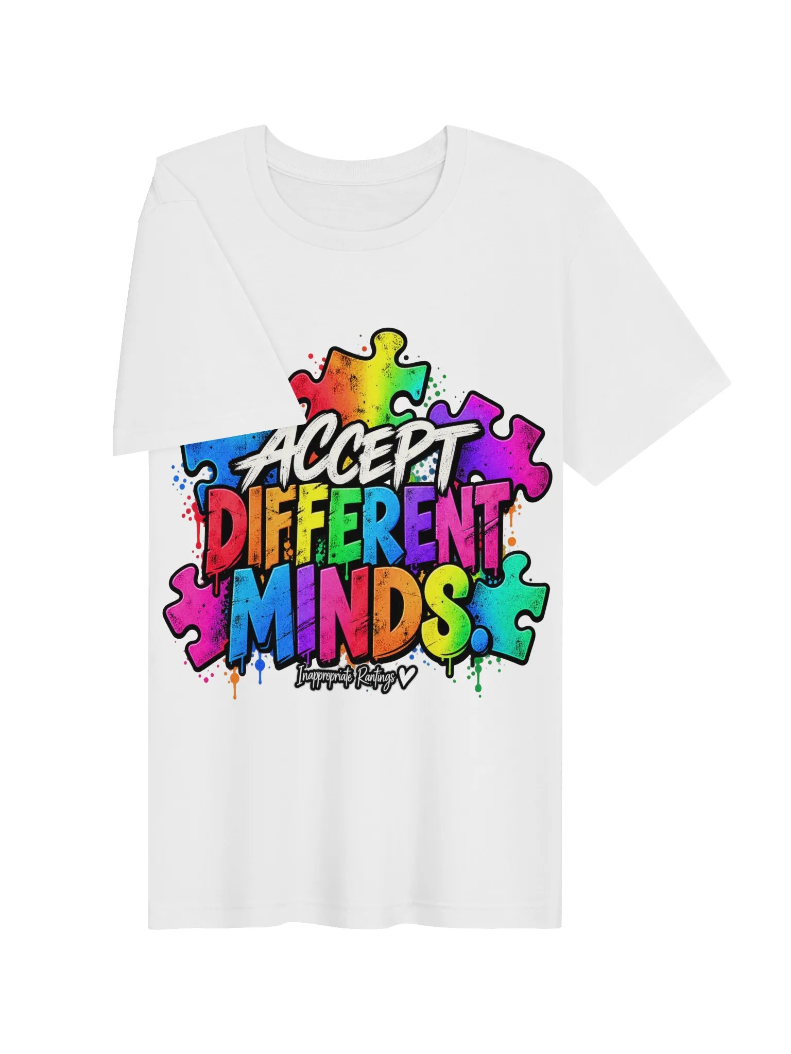 Accept Different Minds Autism Awareness Tee product image (2)