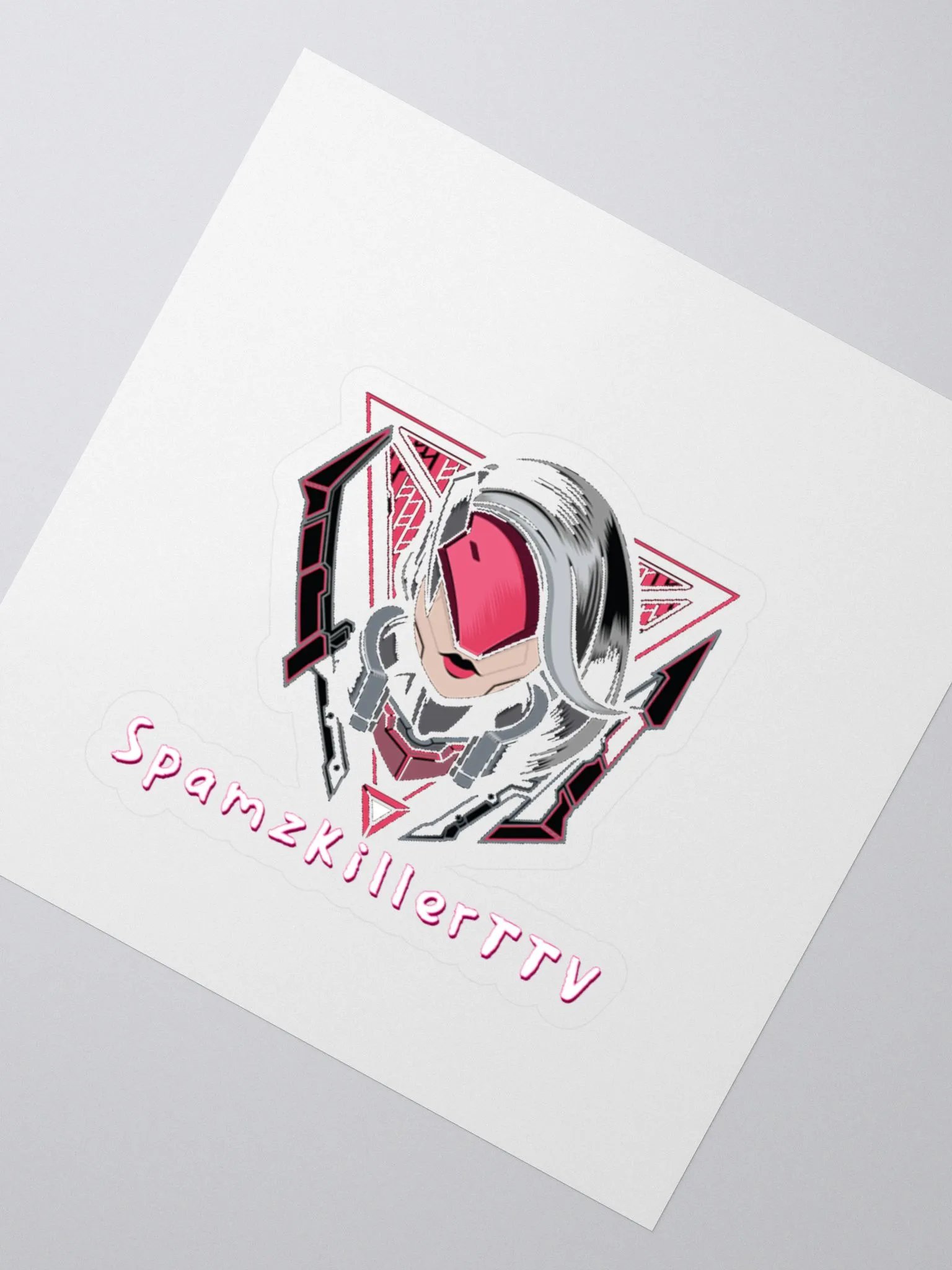 Futuristic Robo-Visor Kiss Cut Stickers product image (2)