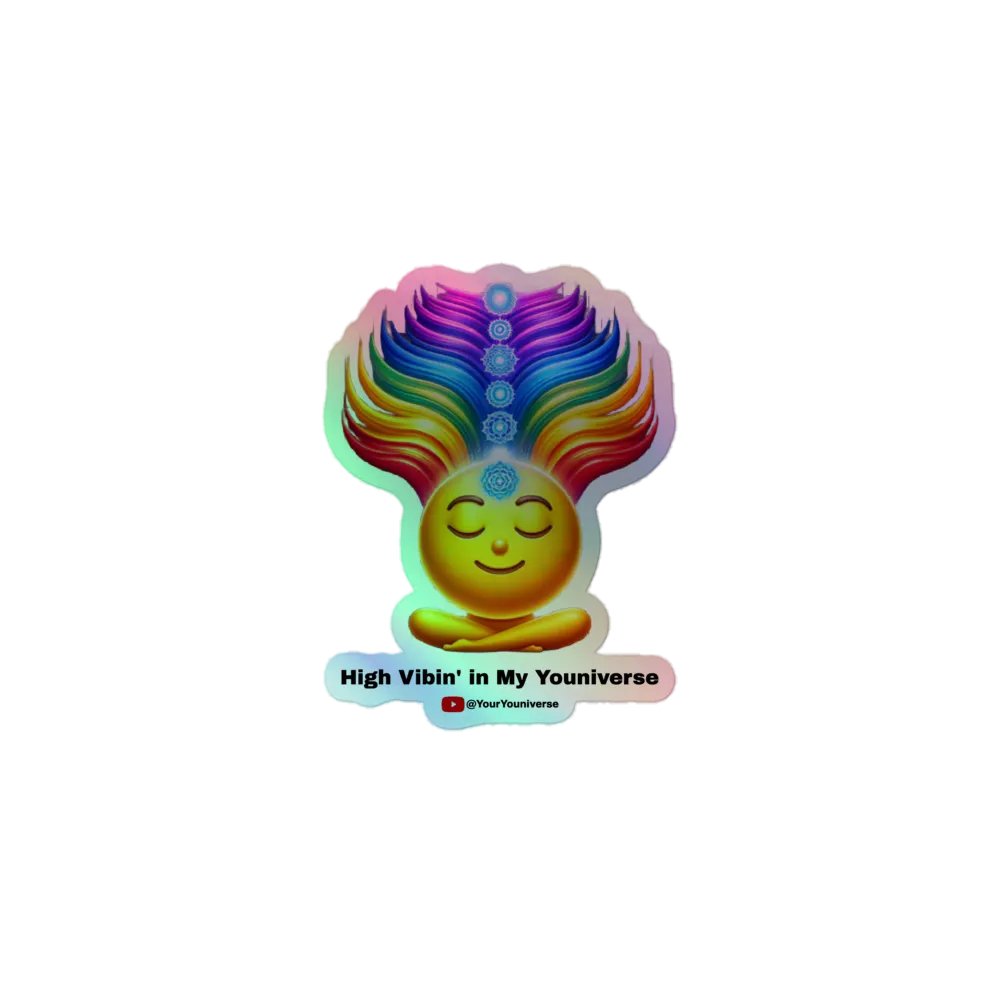 High Vibin' in My Youniverse Holographic Sticker Sheet product image (1)