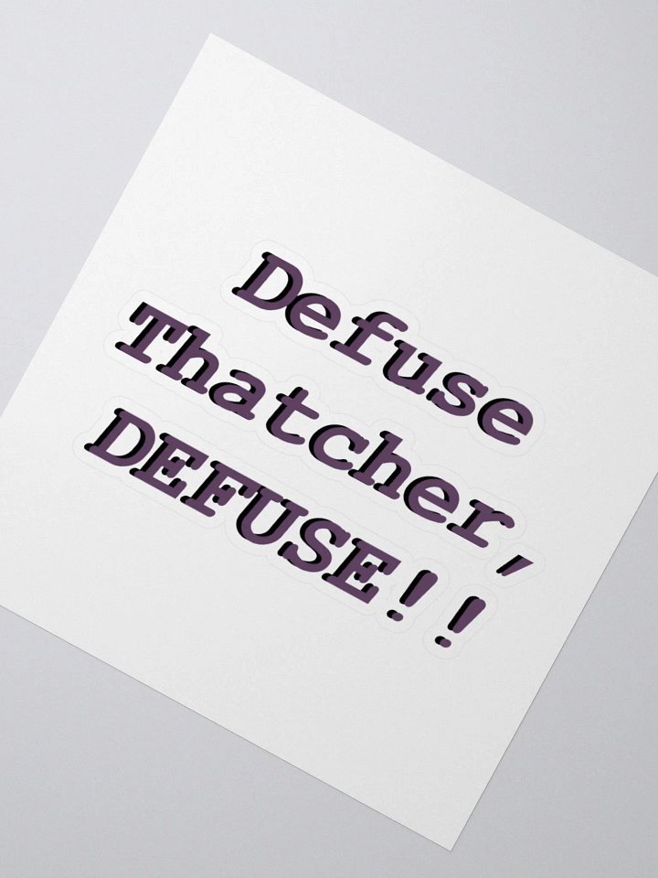 CondoDEFUSE Sticker product image (2)
