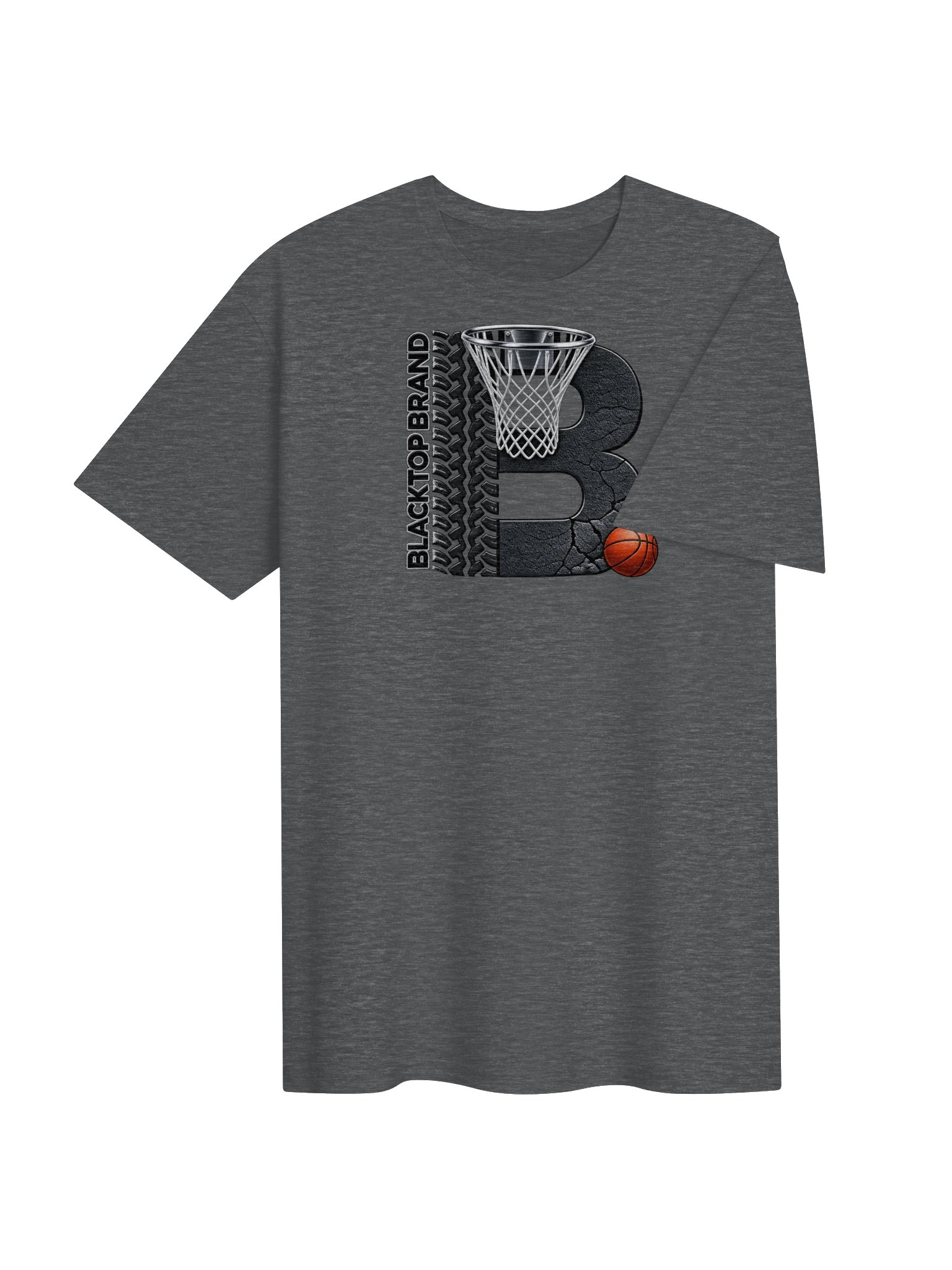 Blacktop Brand Basketball Logo Tee product image (4)