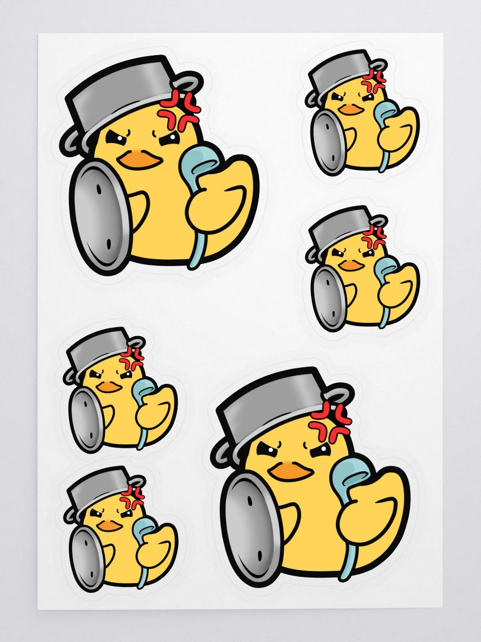 Battle Duck Sticker Sheet product image (1)