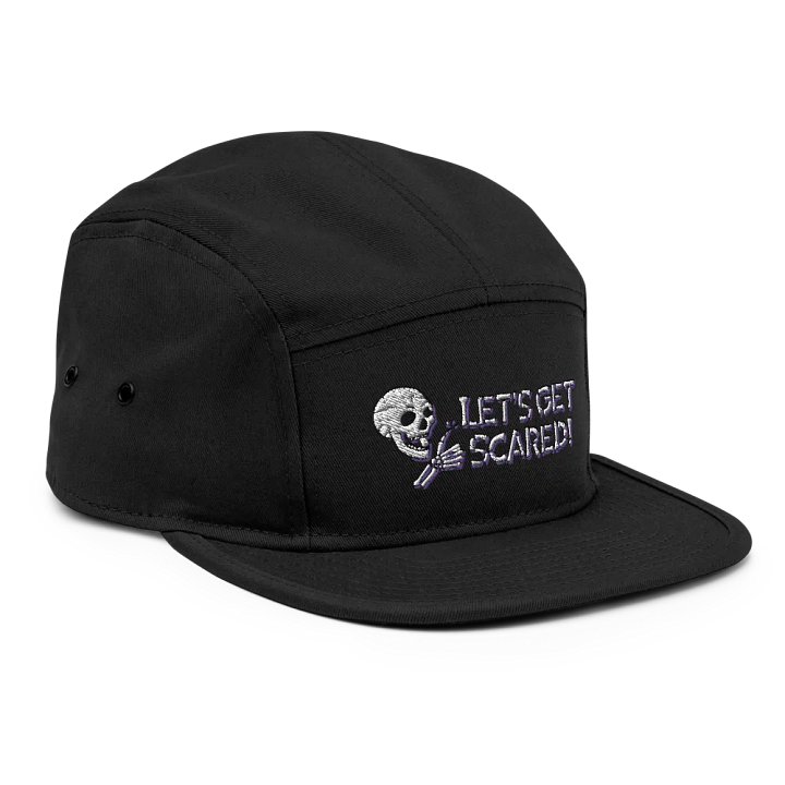 Let's Get Scared Panel Hat (embroidered) product image (2)