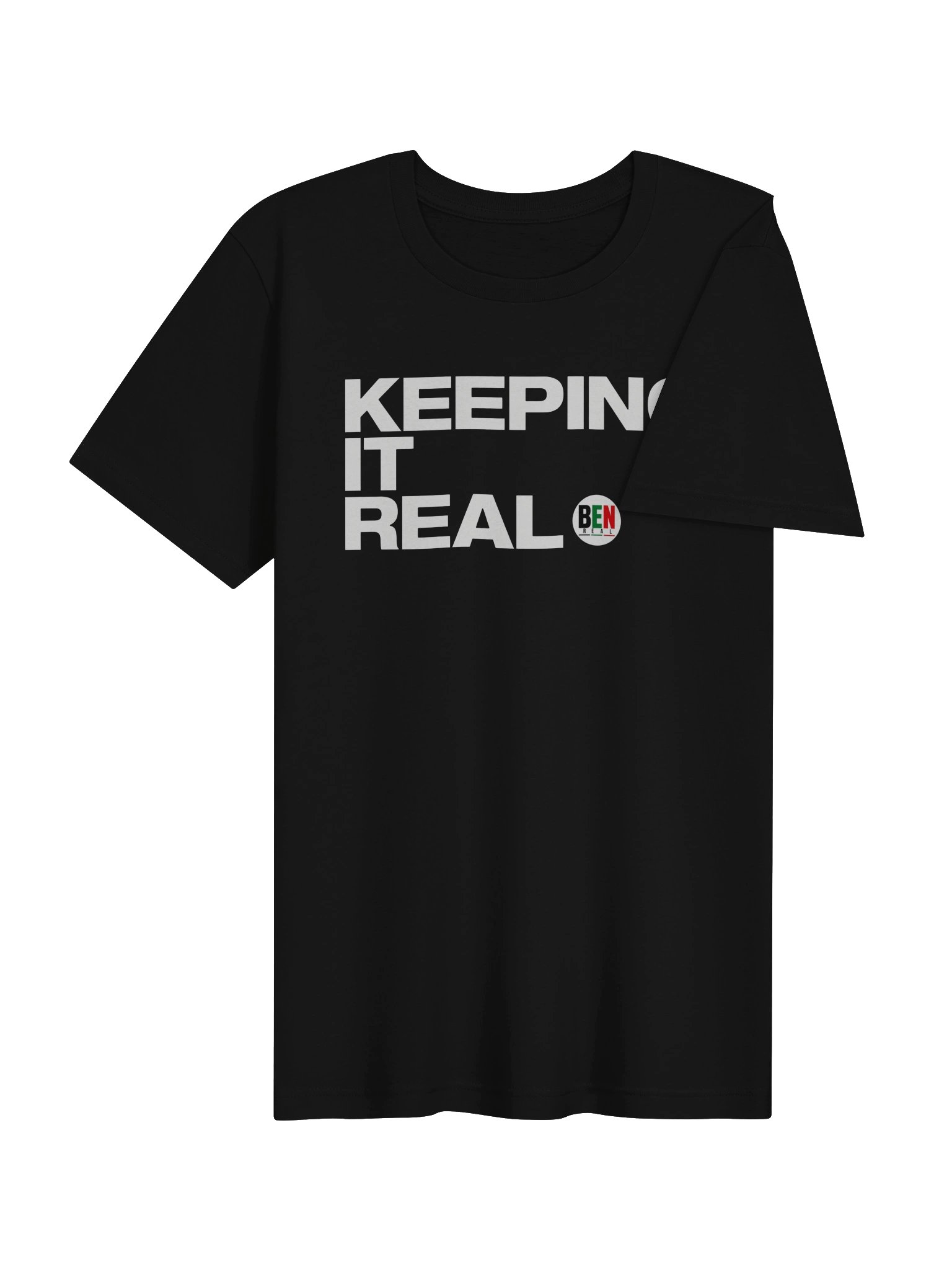 BEN “Keeping It Real” Black T-Shirt product image (4)