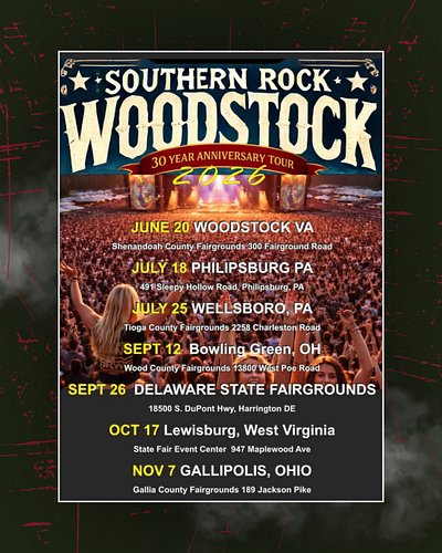We hit the road today 🔥
Woodstock, VA, we’re in your city!

The Southern Rock WoodStock tour kicks off today, and Two Wolf is...