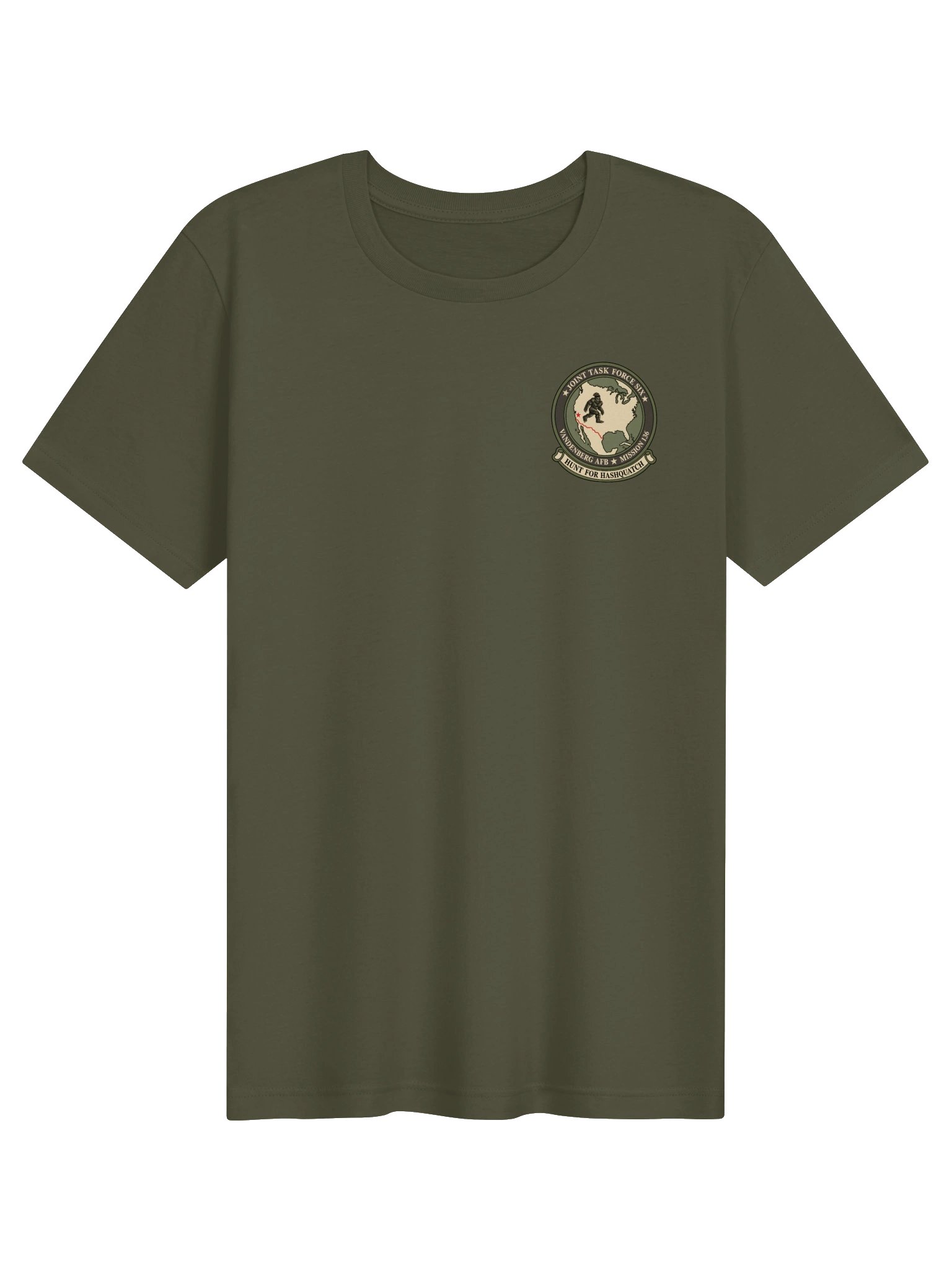 JTF-6 Vandenberg T-Shirt — Hunt for Hashquatch product image (1)
