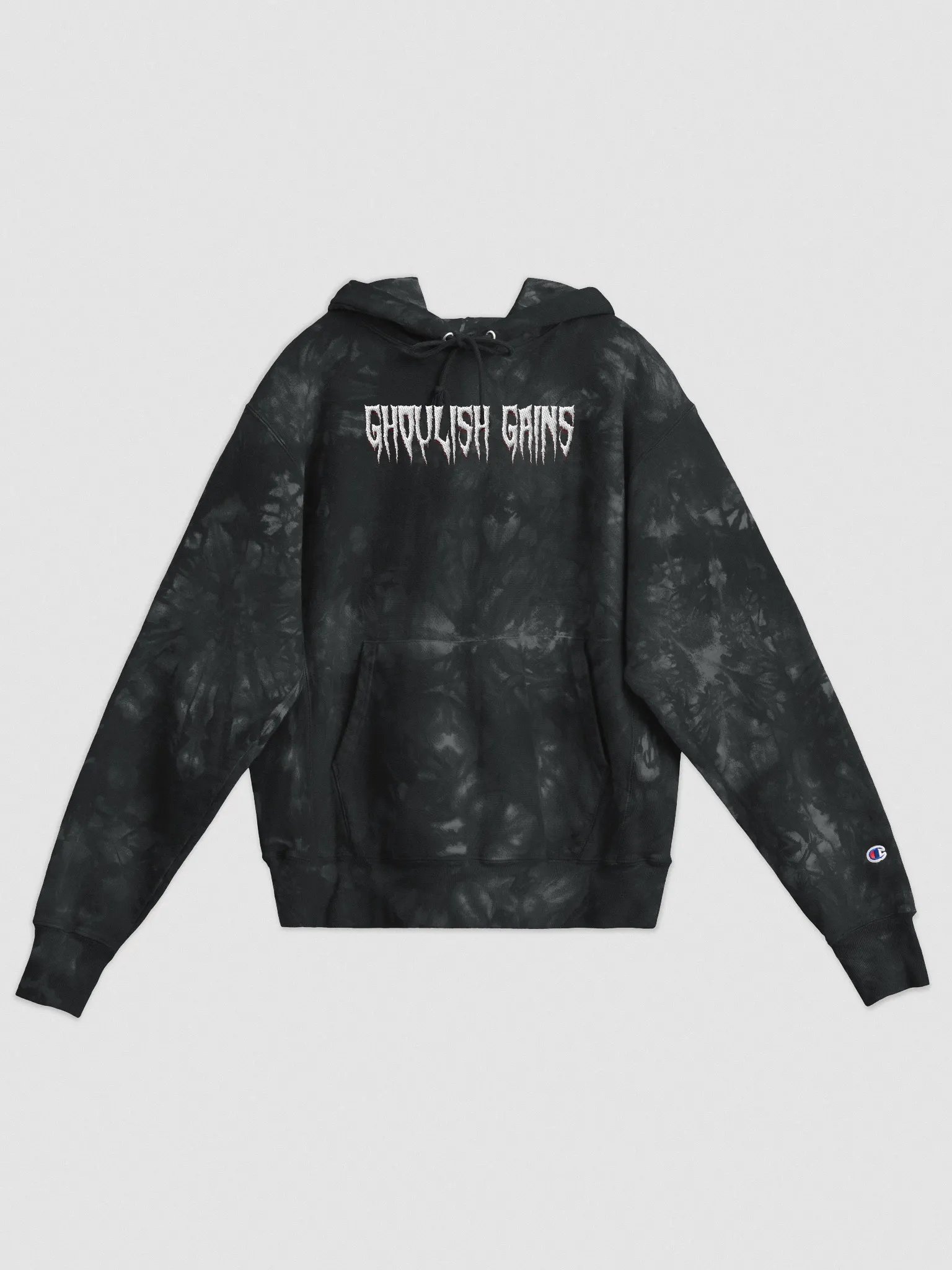 Ghoulish Gains (Old School Logo) Tie Die Hoodie product image (1)