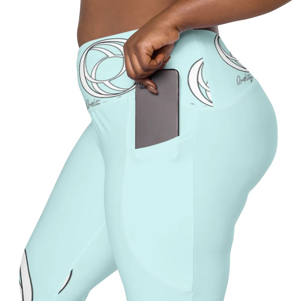 Women's Leggings (Lt.Cyan) product image (9)