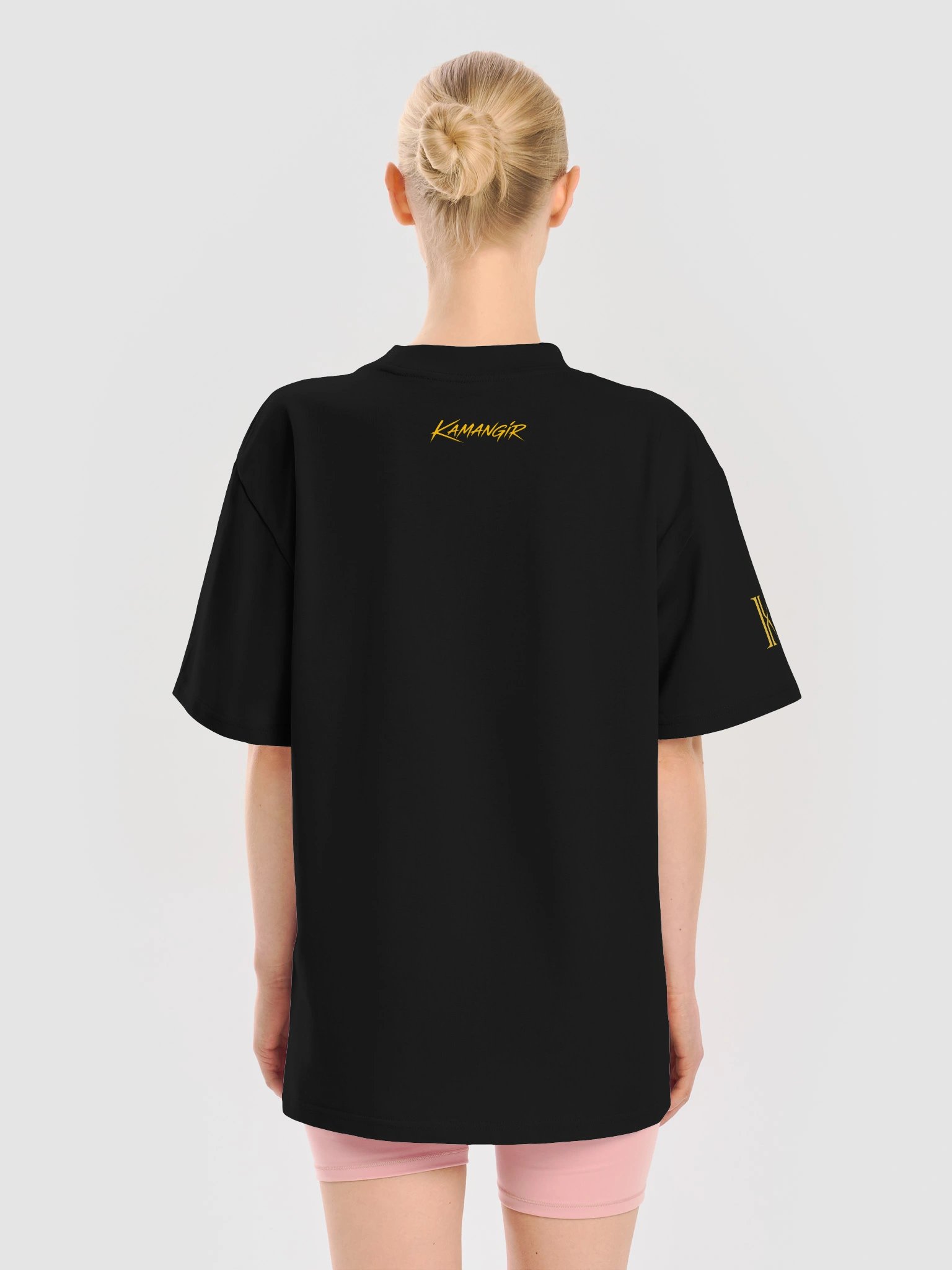 Kamangir Signature Oversized Tee Gold product image (10)