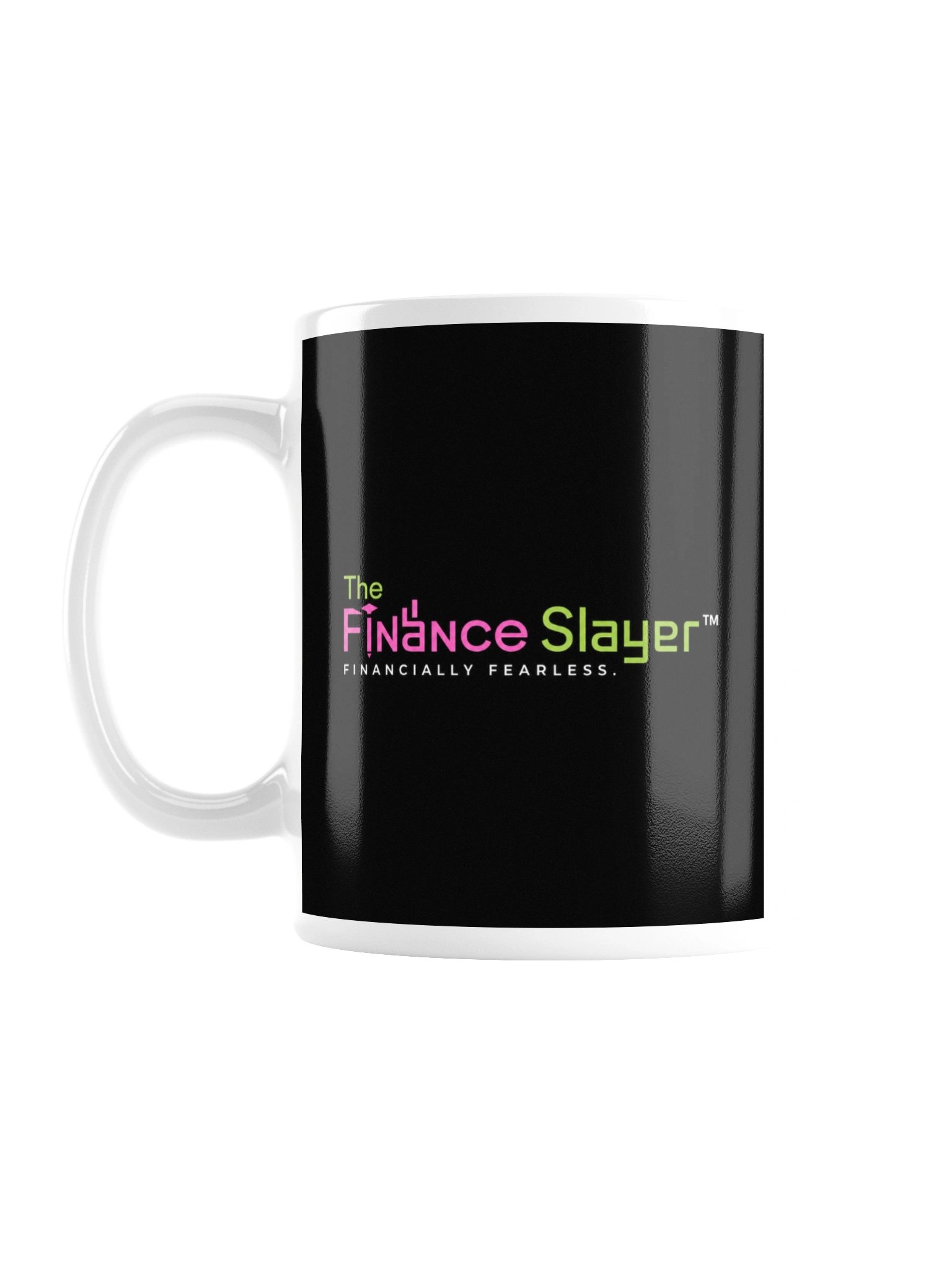 The Finance Slayer™ White Glossy Mug | Financially Fearless Coffee Mug | Premium Ceramic Cup product image (1)