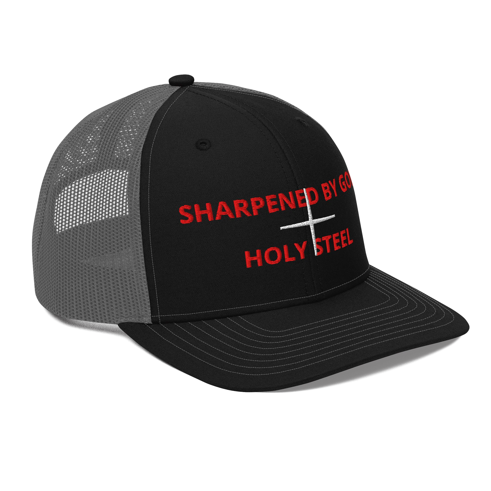 Divine Steel Cross Trucker Hat product image (4)