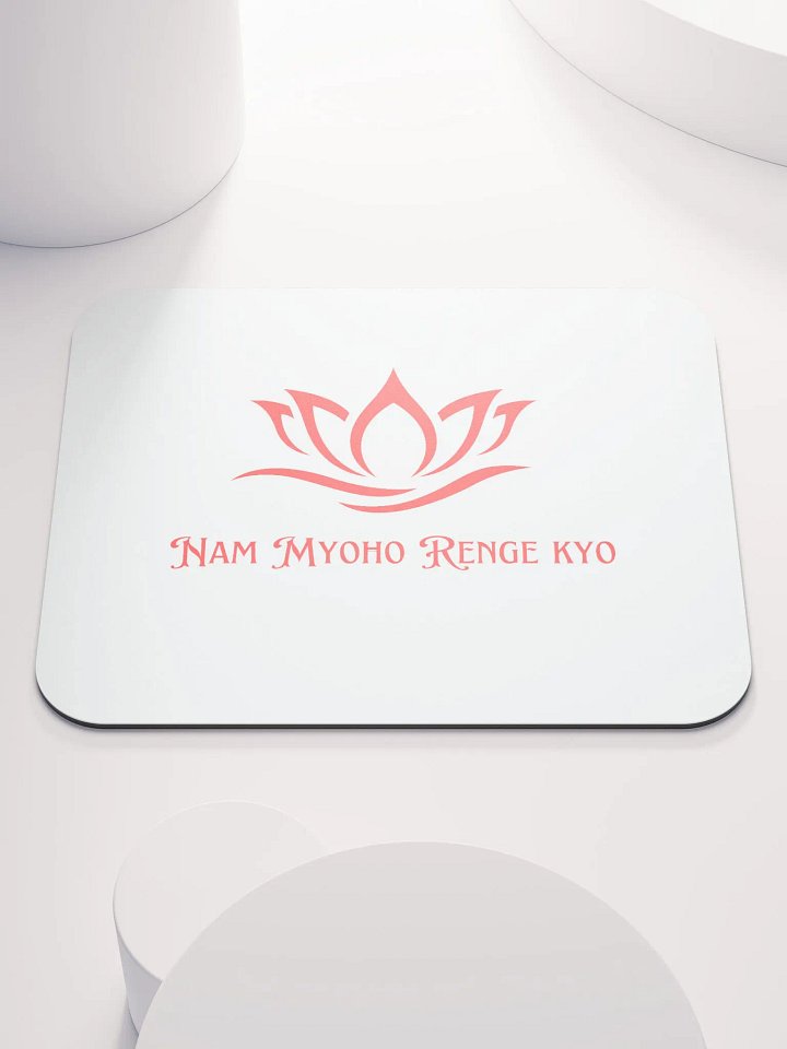 NMRK Lotus Harmony Mouse Pad (Red) product image (1)