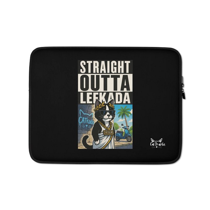 STRAIGHT OUTTA LEFKADA LAPTOP CASE product image (1)