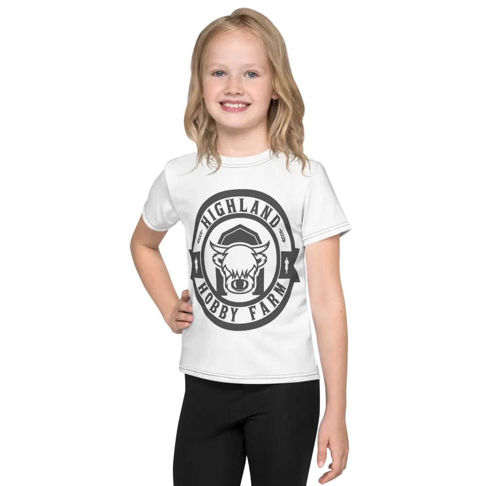 Rustic Cow Print Kids T-Shirt product image (1)