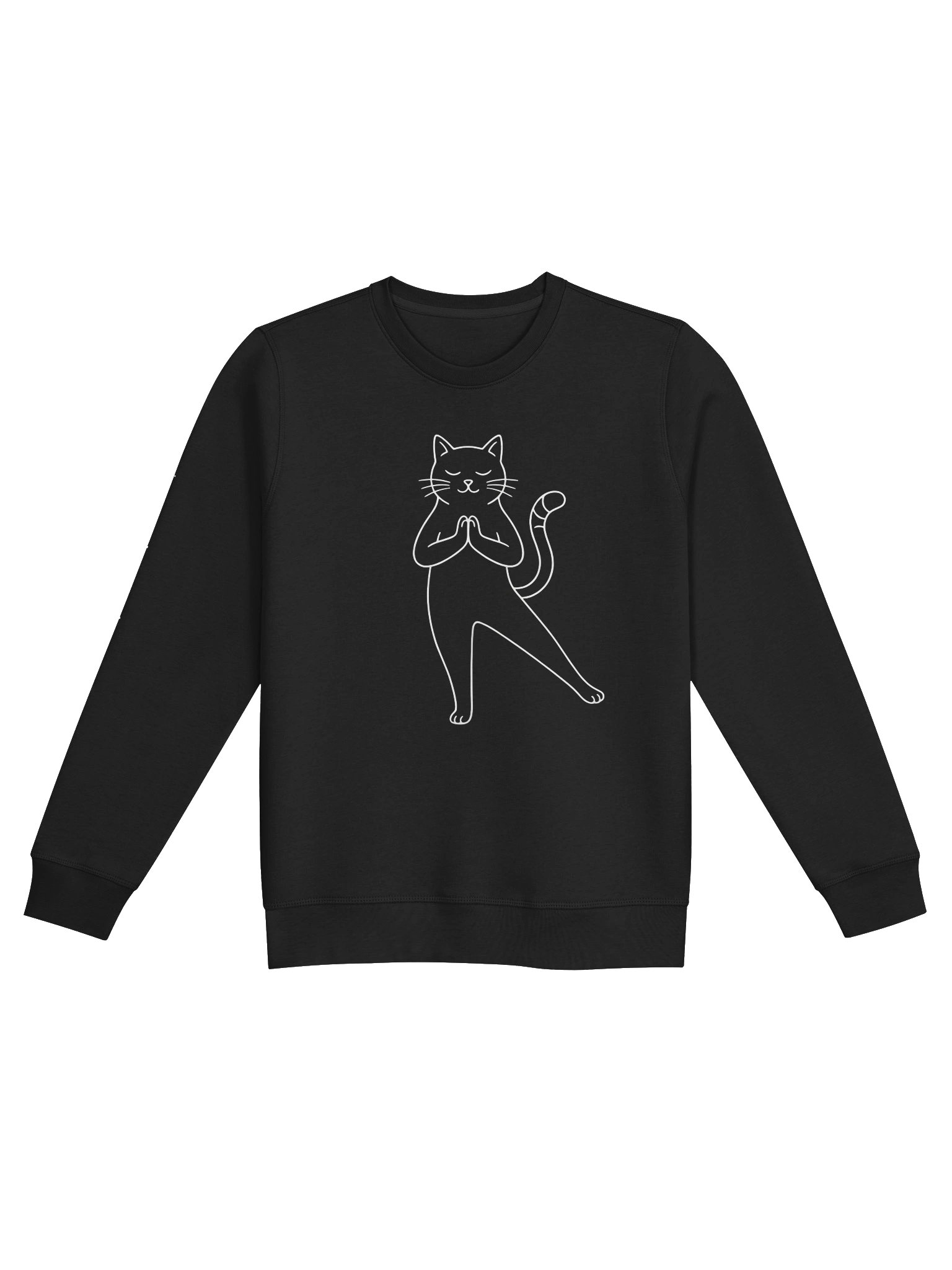 Sudadera Orgánica 'Gato Zen' | Edición Premium product image (2)