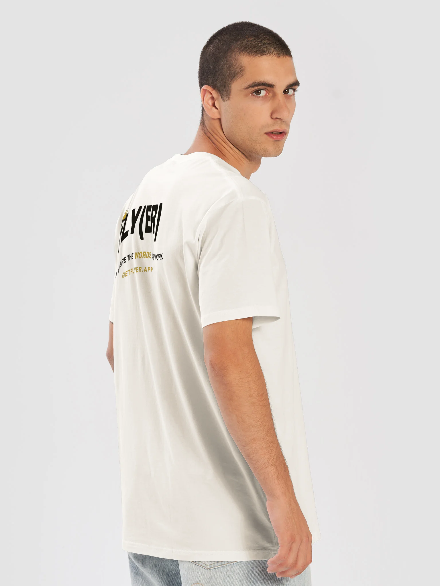 The Flyer Tee — Crown & Wordmark product image (8)