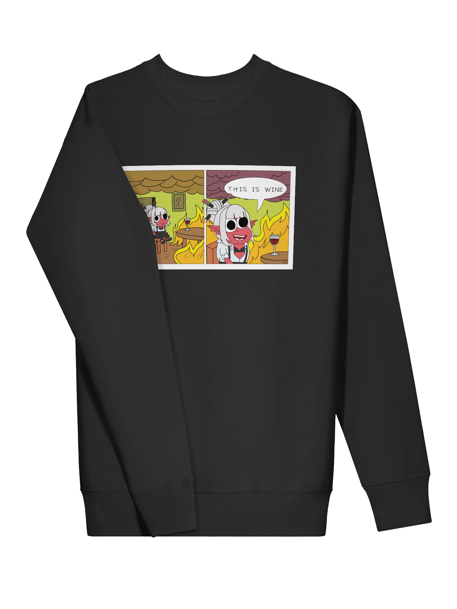[Meme] This is Wine Sweatshirt product image (14)