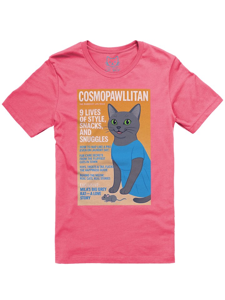 Cosmopawllitan Magazine Cat Parody Concert Tee Fit Unisex T-Shirt product image (37)