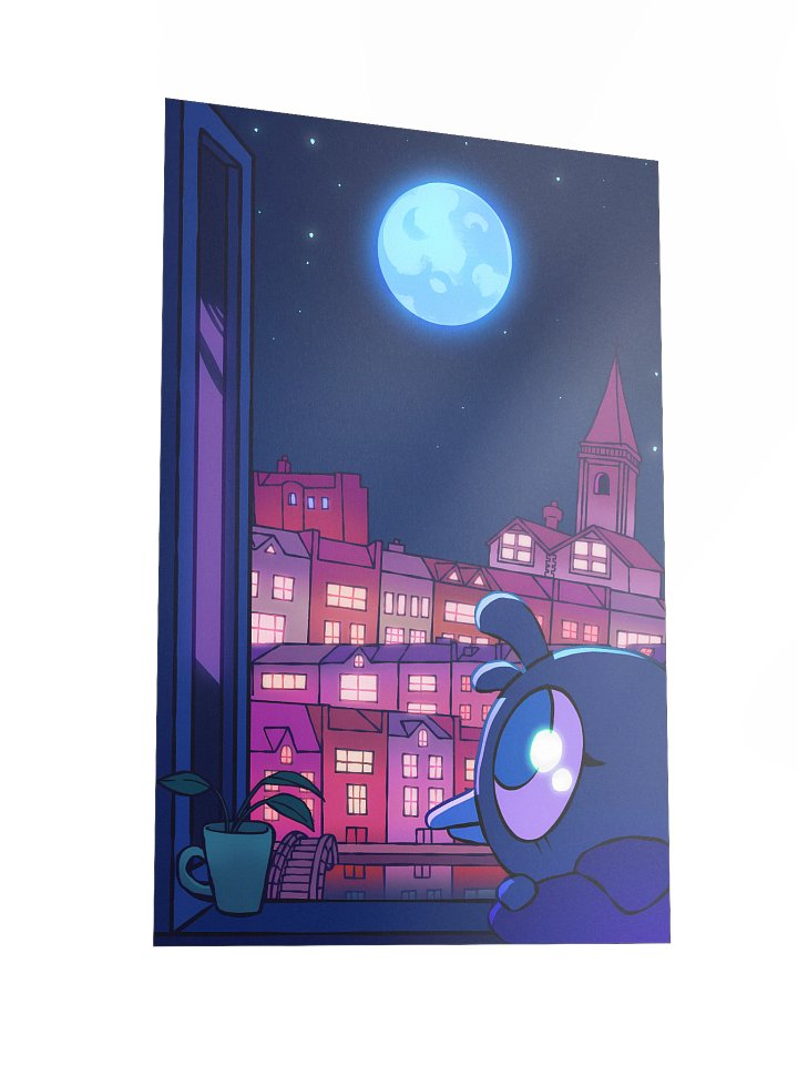 Bird Moonlight City Poster product image (2)