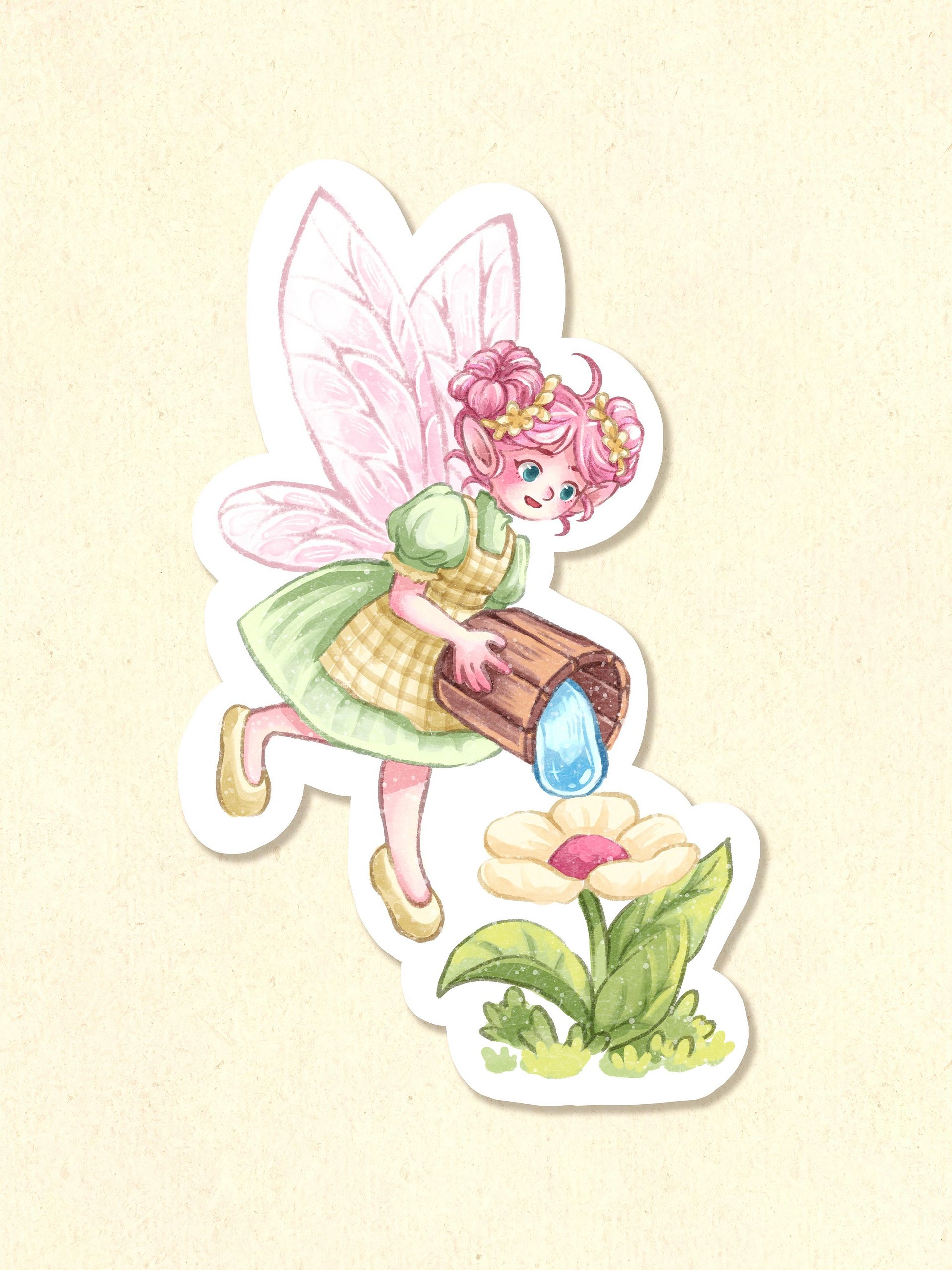 Fairy Garden - Sticker 3x3 product image (1)