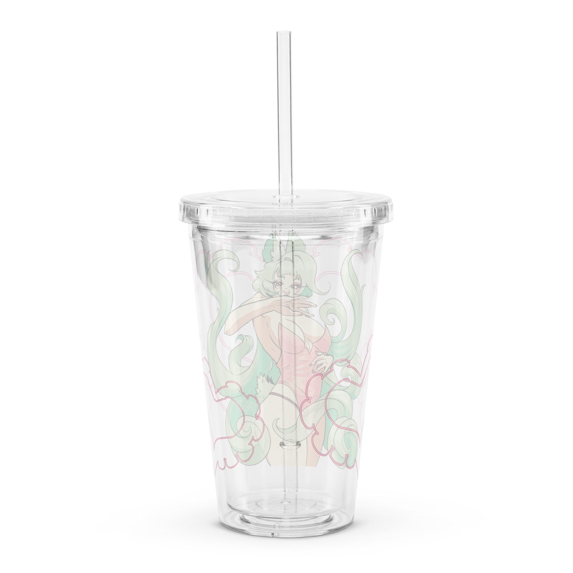 Cthulu Mint Clear Sippy Cup product image (2)