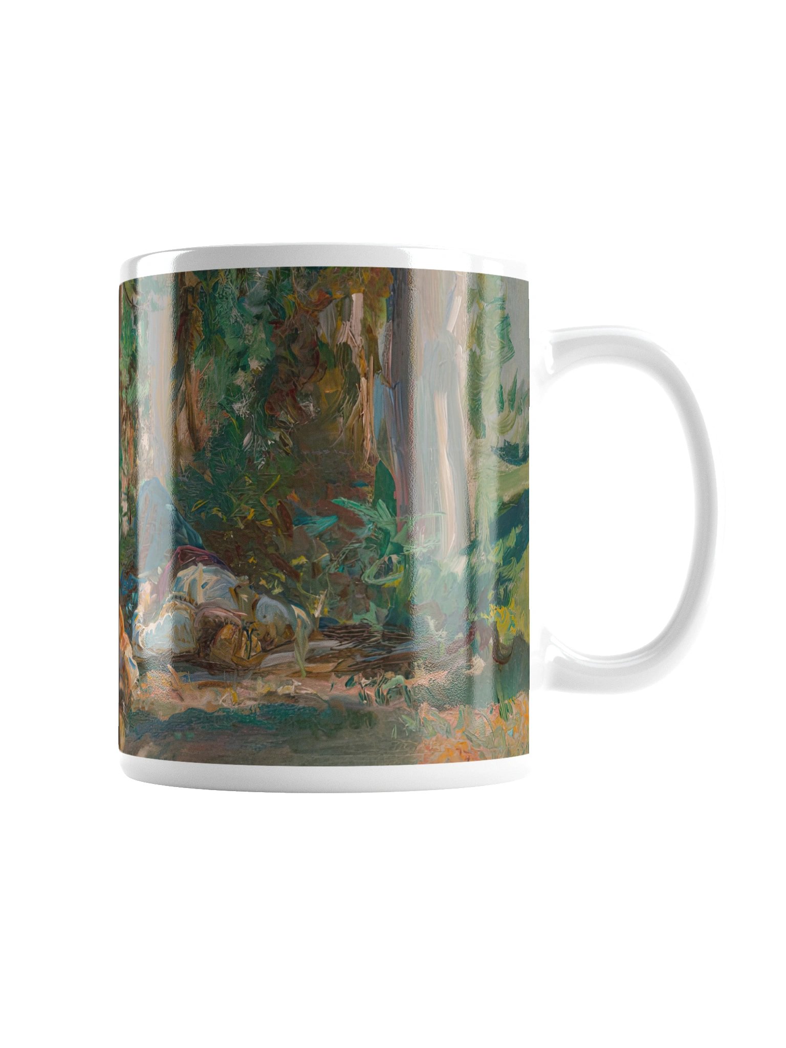 Under the Cypress Trees at Corfu Mug product image (3)