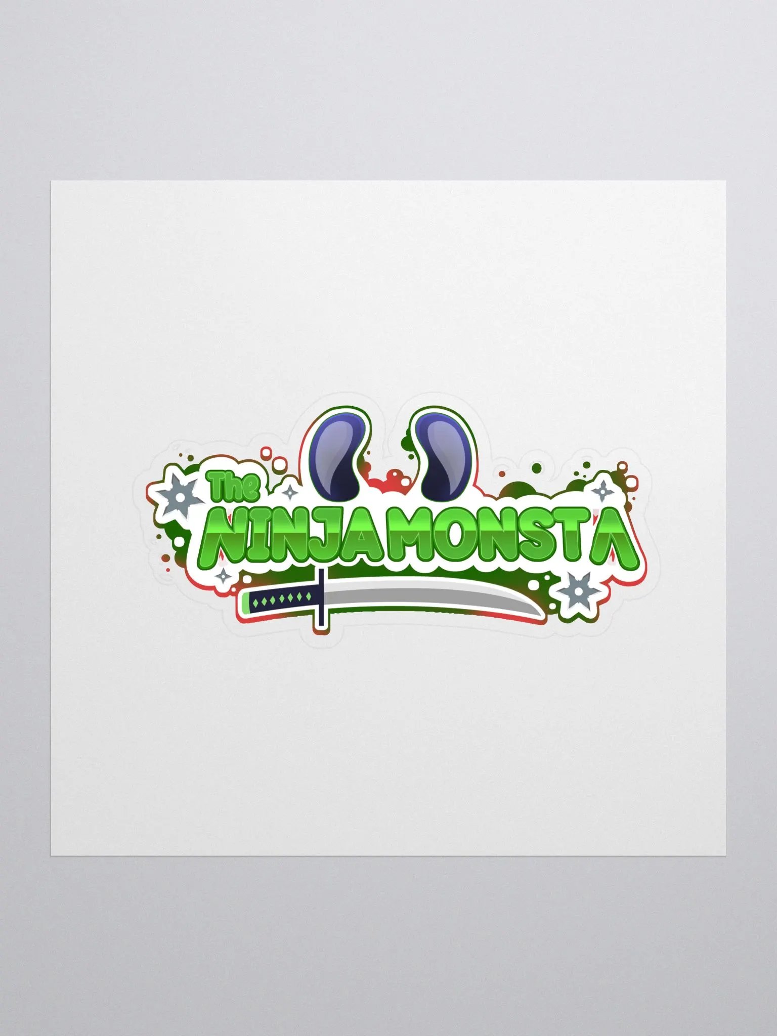 Red/Green Logo Sticker product image (1)