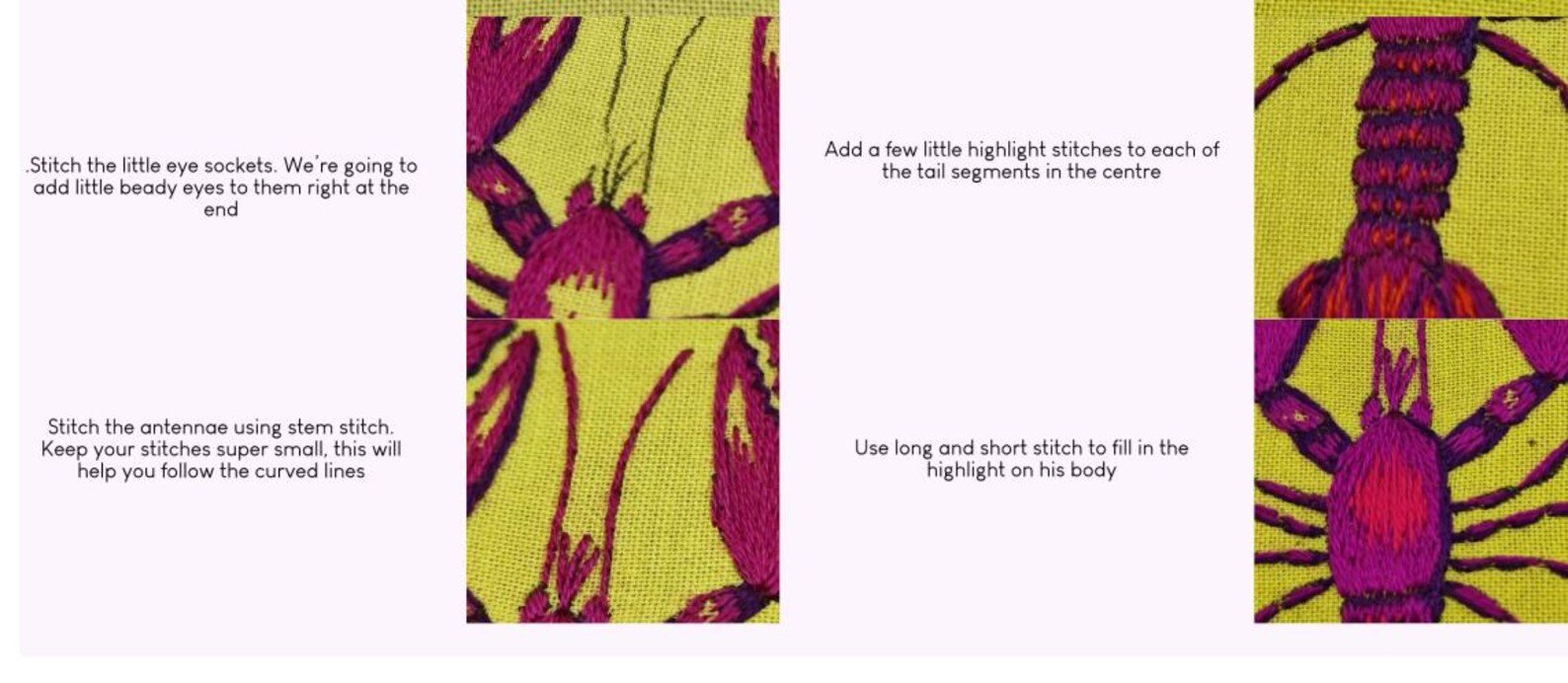 Lobster PDF Hand Embroidery Pattern product image (4)