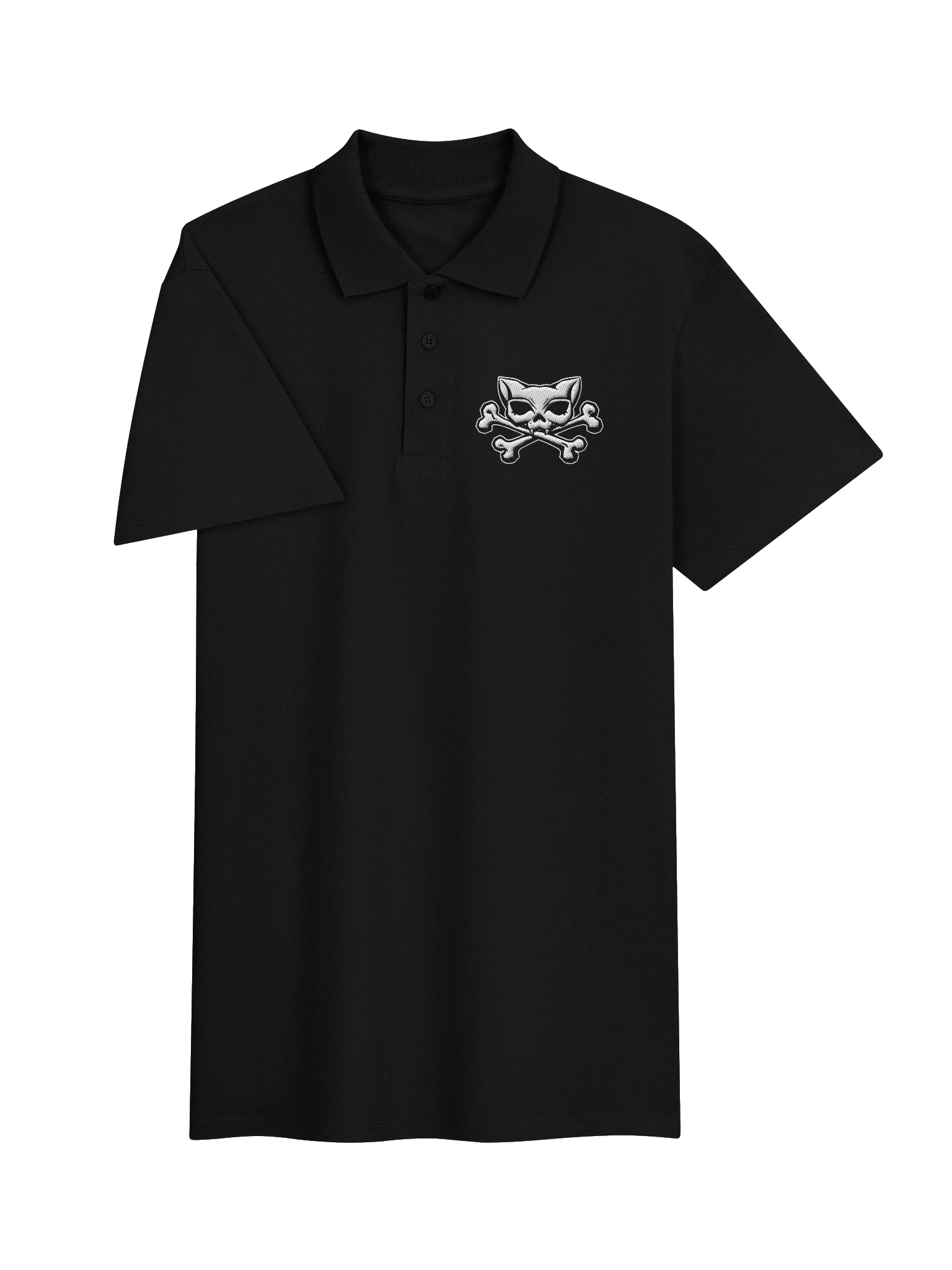 Kat Skull Blaque Embroidered Polo product image (3)