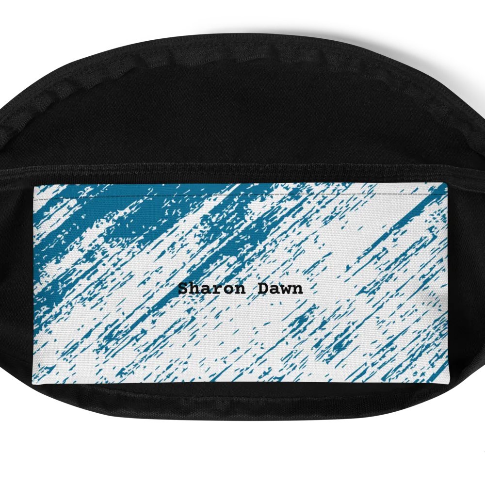Blue Texture Fanny Pack product image (5)