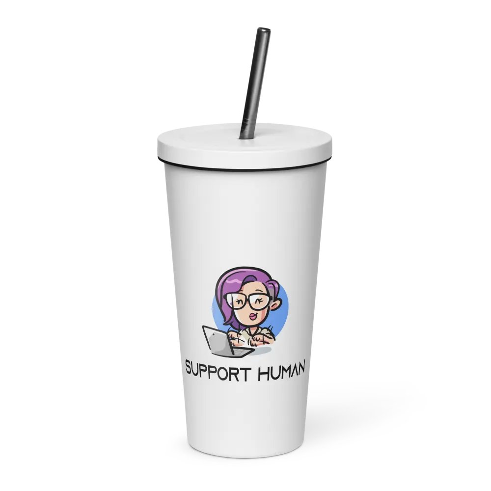 Support Human Coffee Tumbler product image (1)