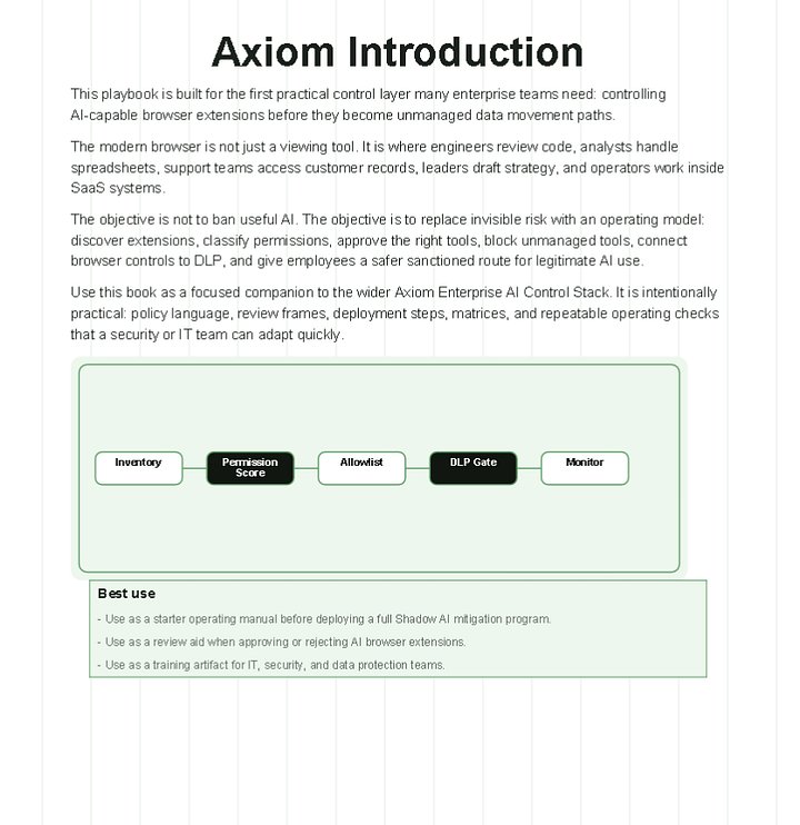 Enterprise AI Browser Extension Control Playbook product image (2)