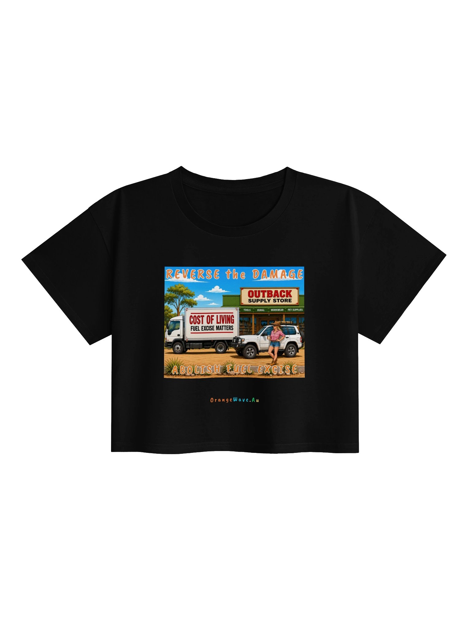 Reverse the Damage Abolish Fuel Excise Crop Top product image (1)