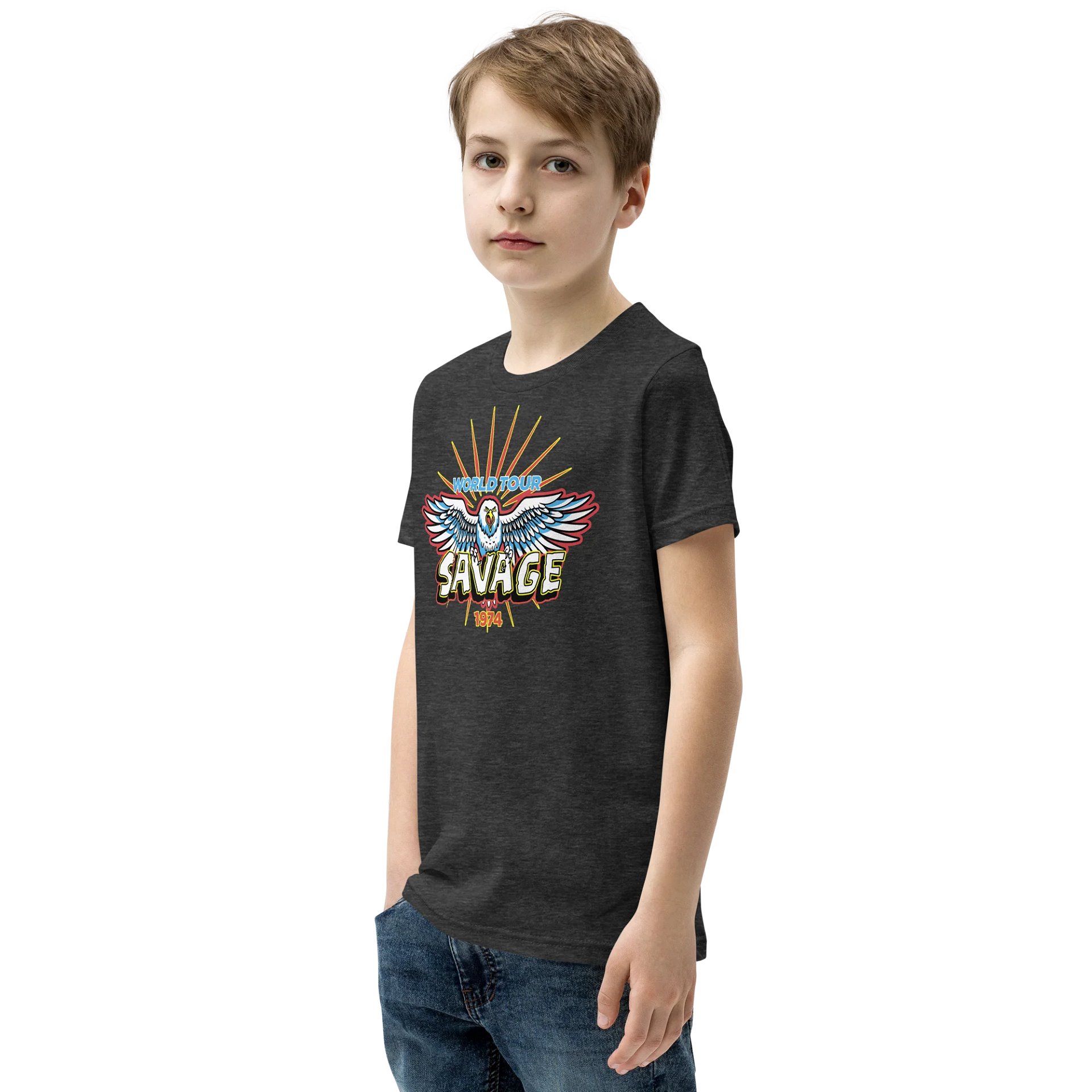 X-23 Cosplay Savage World Tour Bella+Canvas Youth T-Shirt product image (3)
