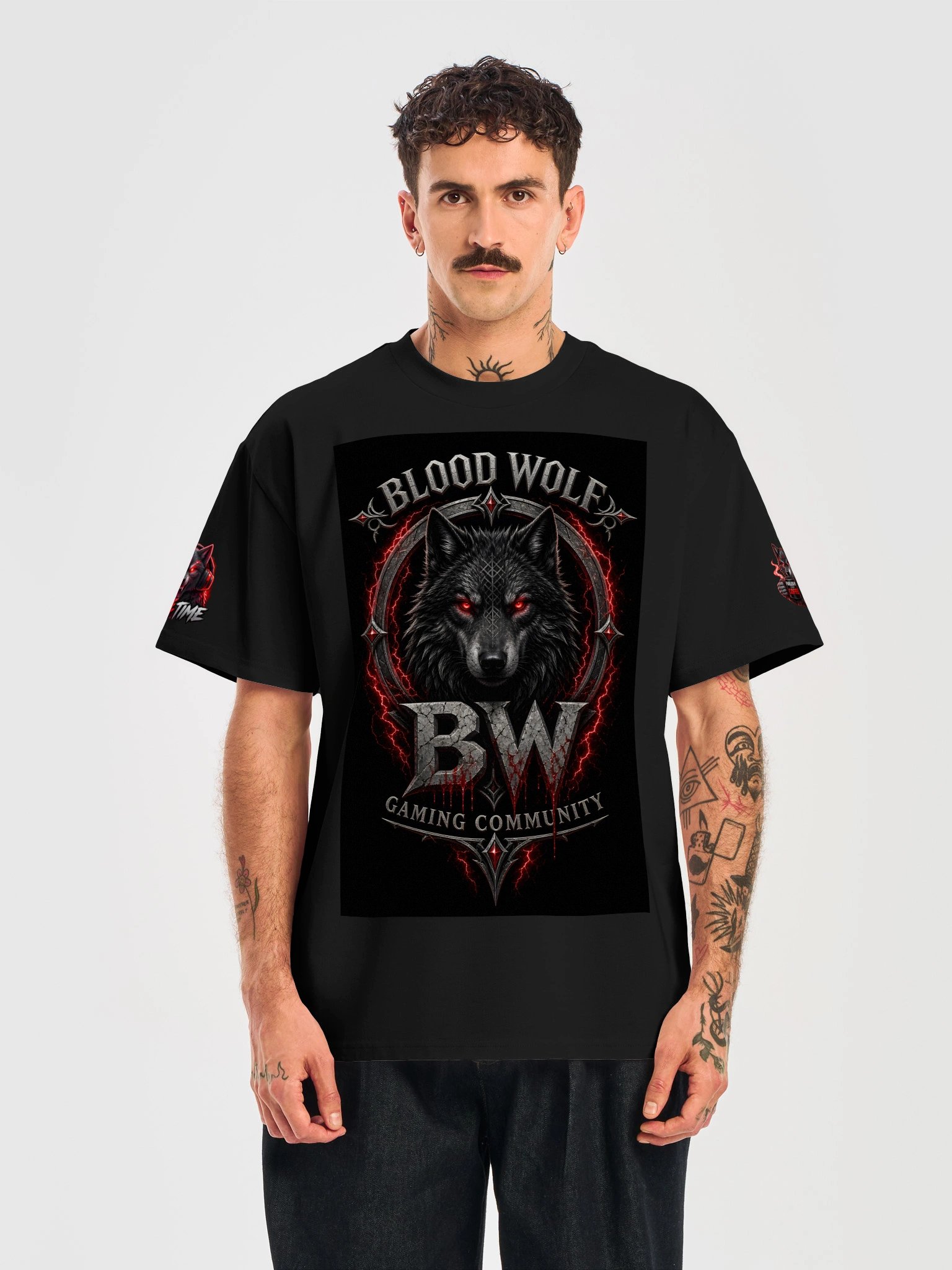 Blood Wolf Gaming Heavy Tee product image (18)
