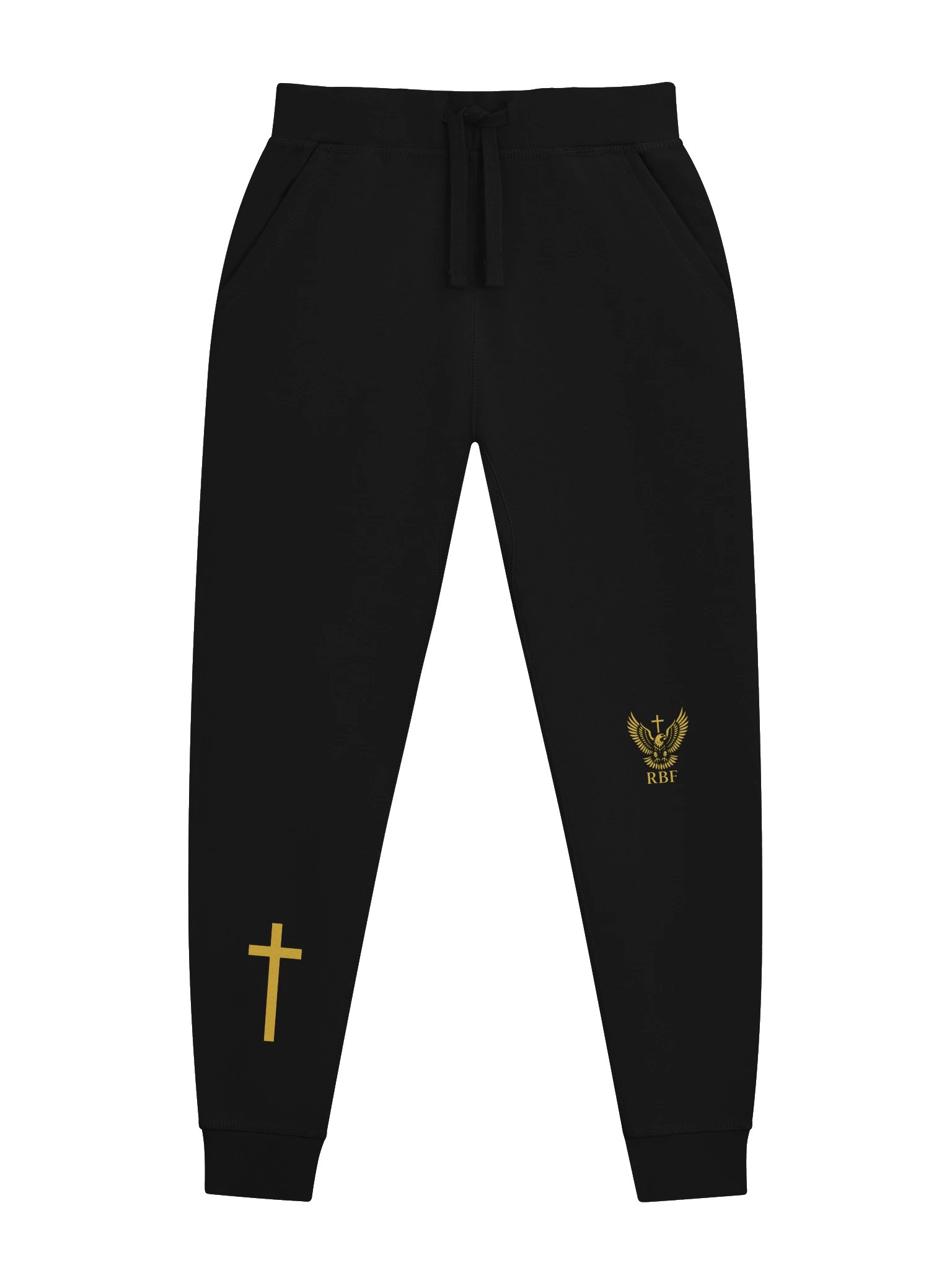 Carried by Grace RBF Joggers — Black & Gold product image (1)
