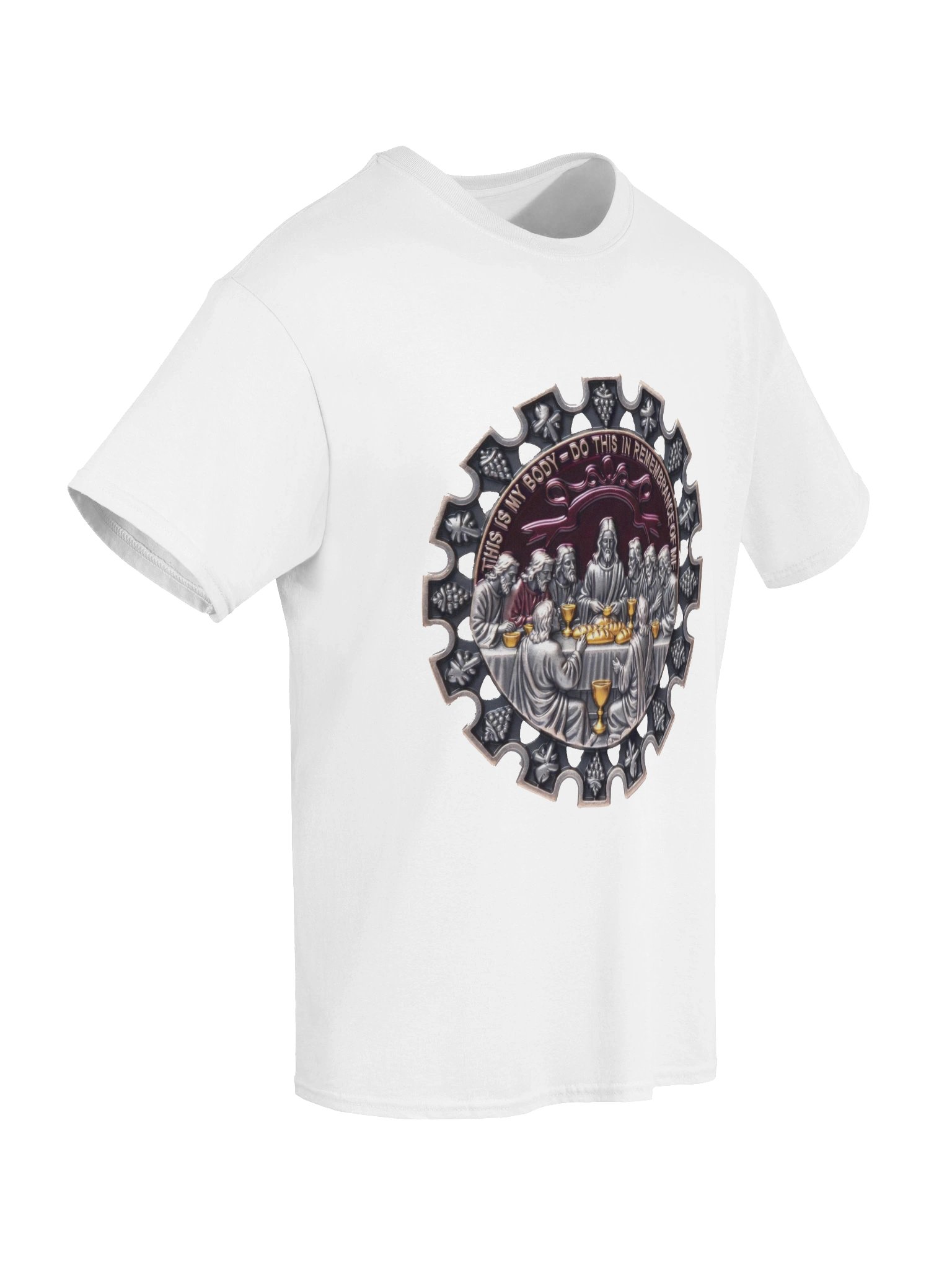 Apostolic Communion T Shirt, Grace and Mercy Ritual Shirt, Sophisticated Faith Gift product image (8)